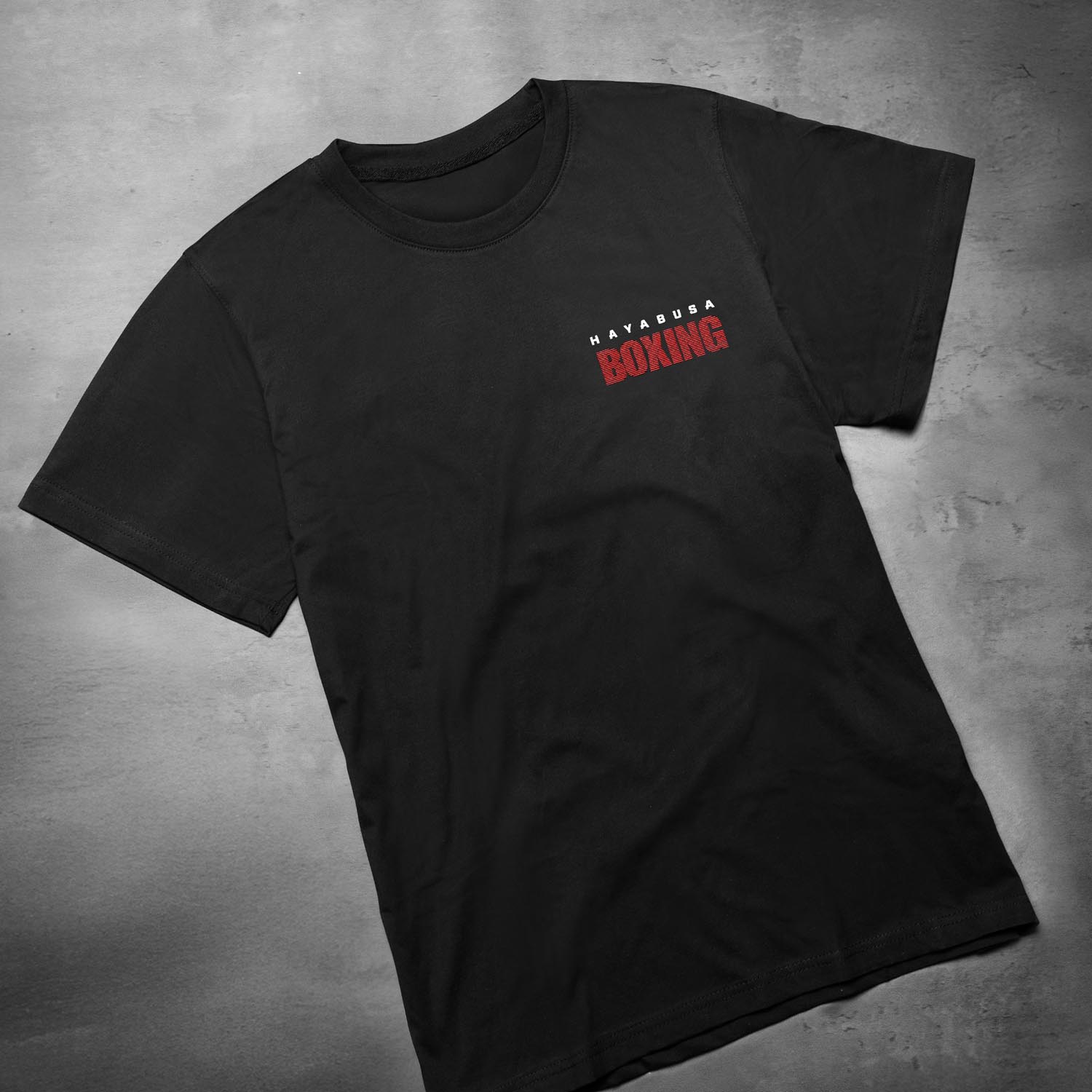 Hayabusa T-Shirt, Discipline Boxing, black-red, XXL