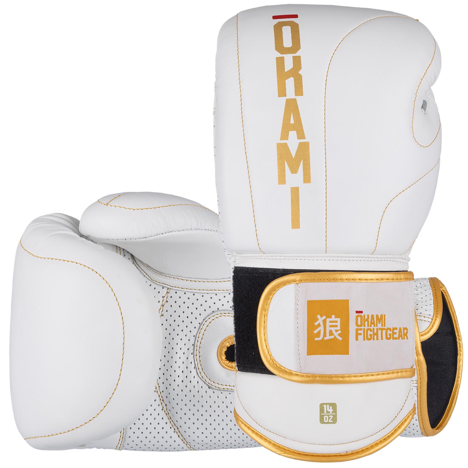 OKAMI Boxhandschuhe, Airtec, weiß, 14 Oz