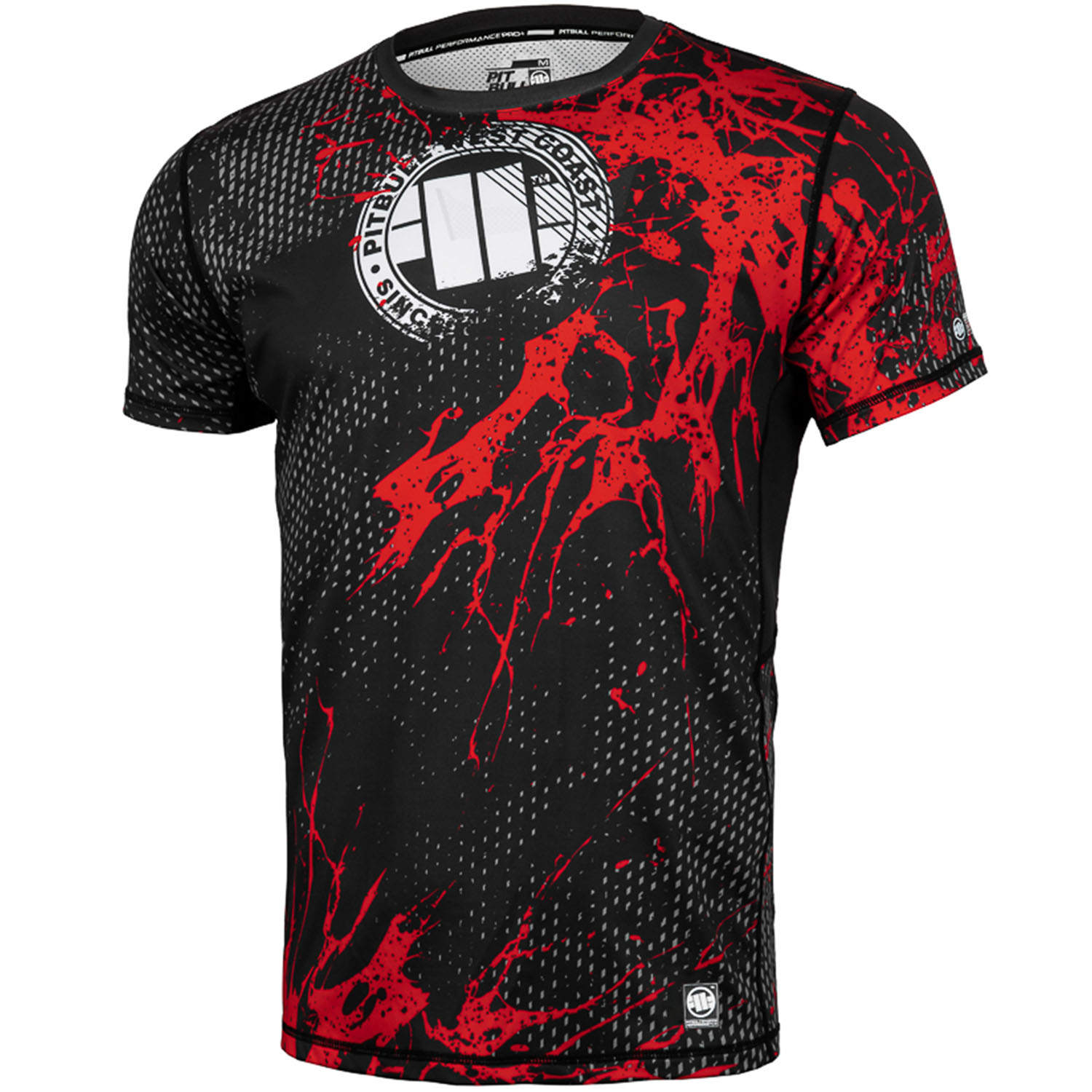 Pit Bull West Coast Performance T-Shirt, Mesh Blood Dog 2, black, XL