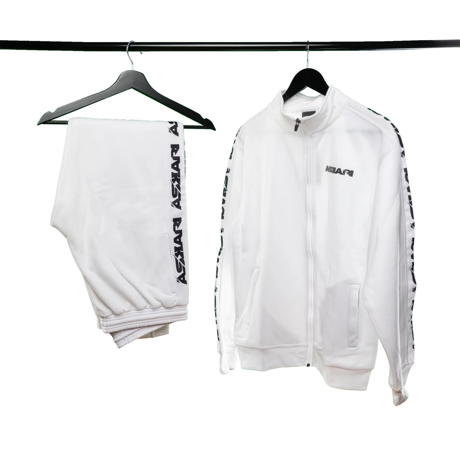 ASKARI Tracksuit, Ragnar, white-black, XXL