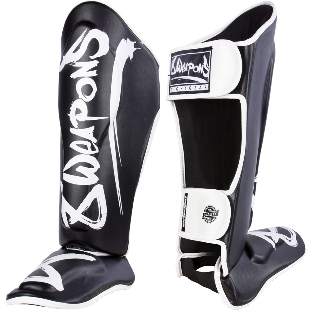 8 WEAPONS Shin Guards, Unlimited, black, L