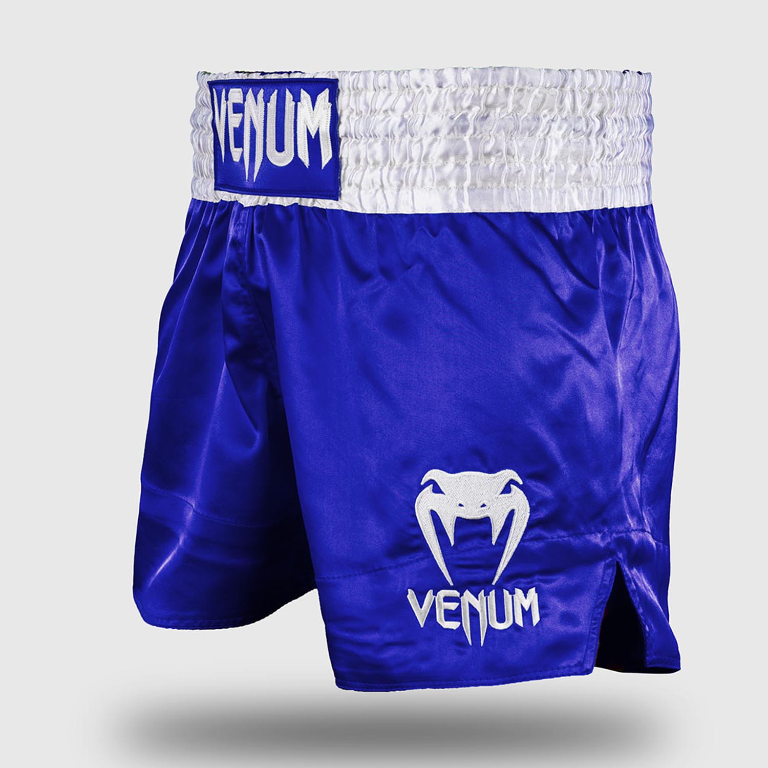VENUM Muay Thai Shorts, Classic, blue-white, M