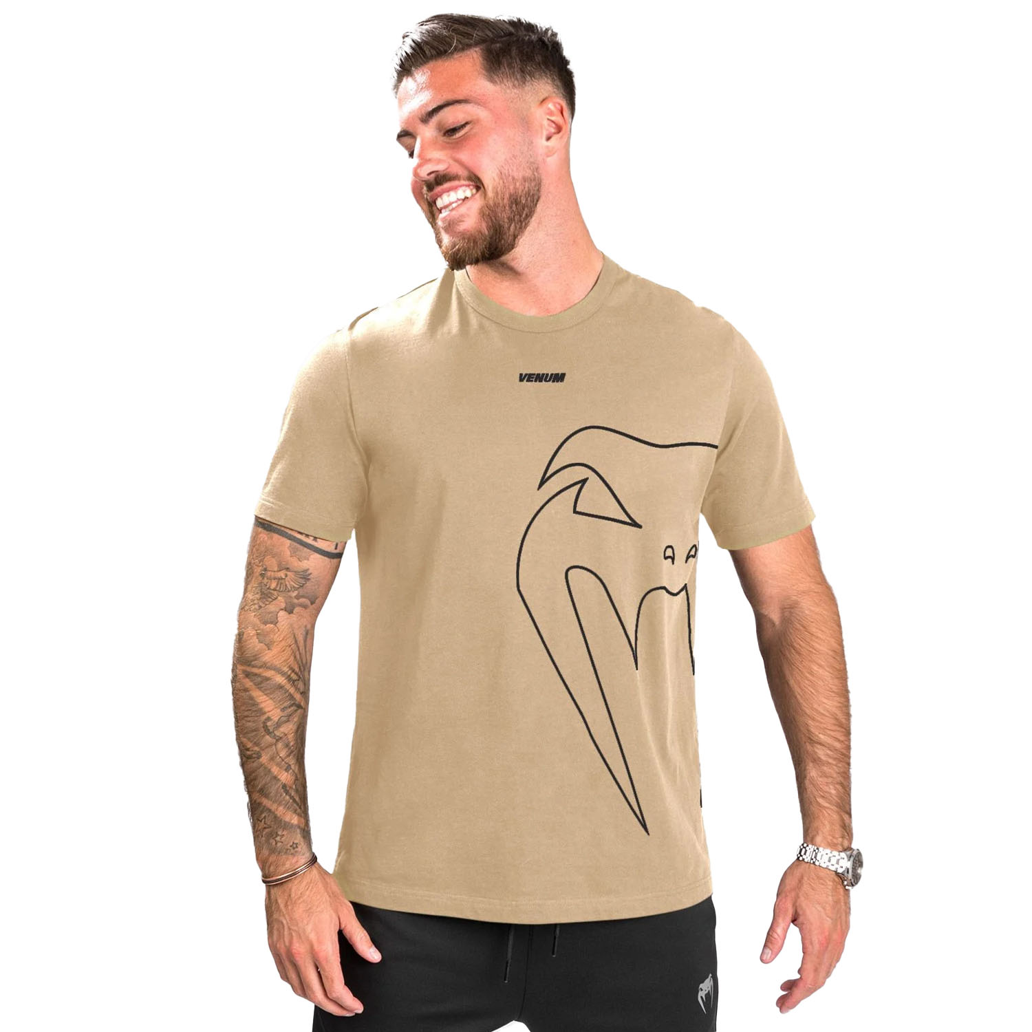VENUM T-Shirt, Giant Connect, beige, L