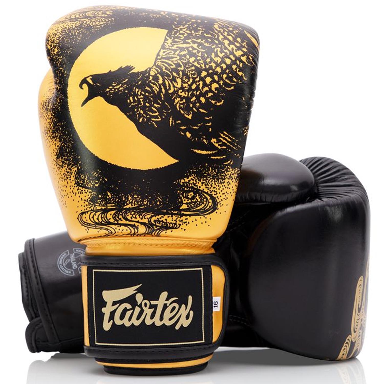 Fairtex Boxhandschuhe, Harmony Six, schwarz-gelb