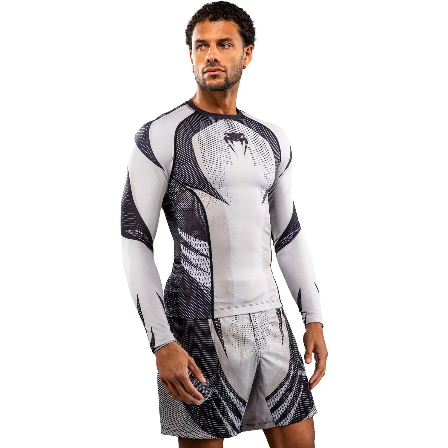 VENUM Rashguard, L/S, Galactic 3.0, white-black, M