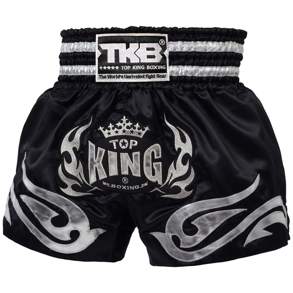 TOP KING BOXING Muay Thai Shorts, TKTBS-094, black