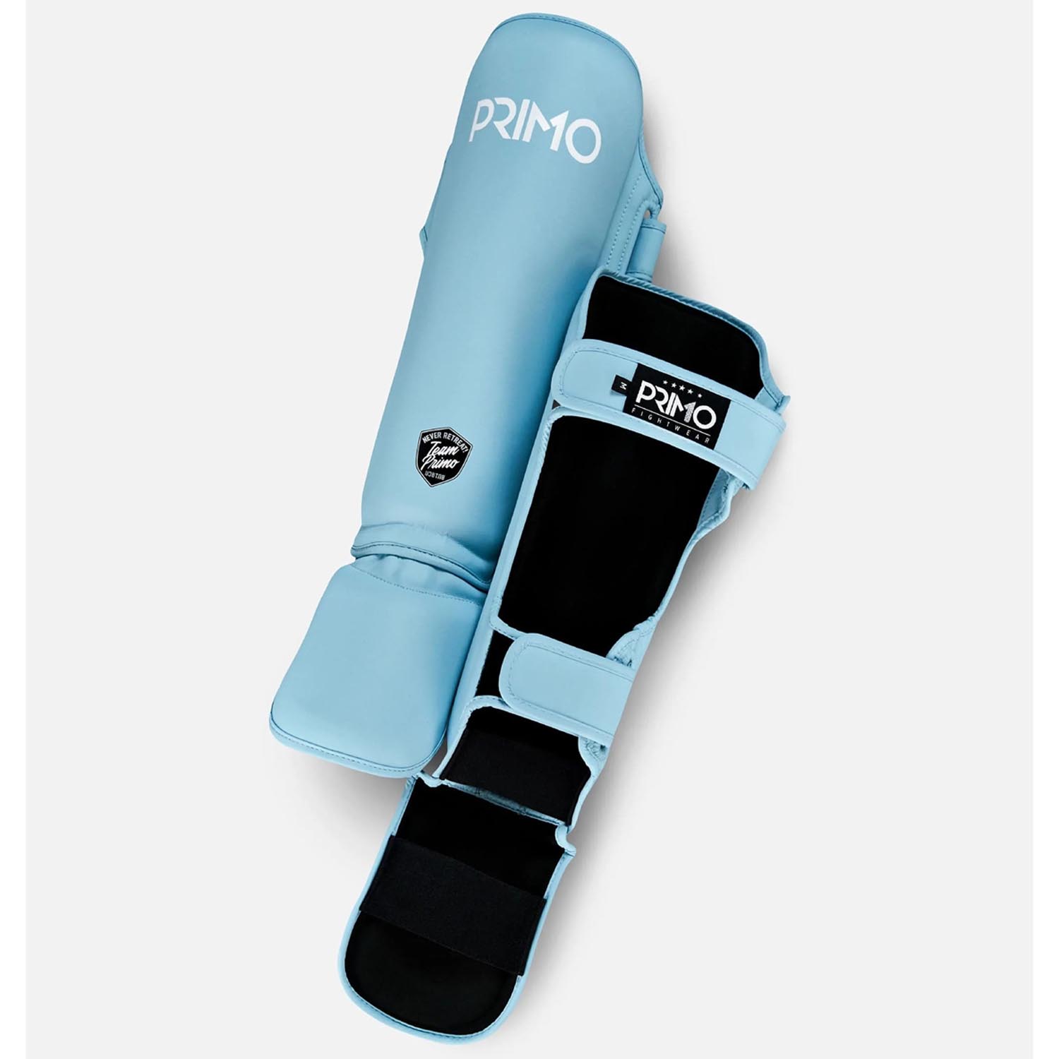 PRIMO Shin Guard, Classic, light blue, XL