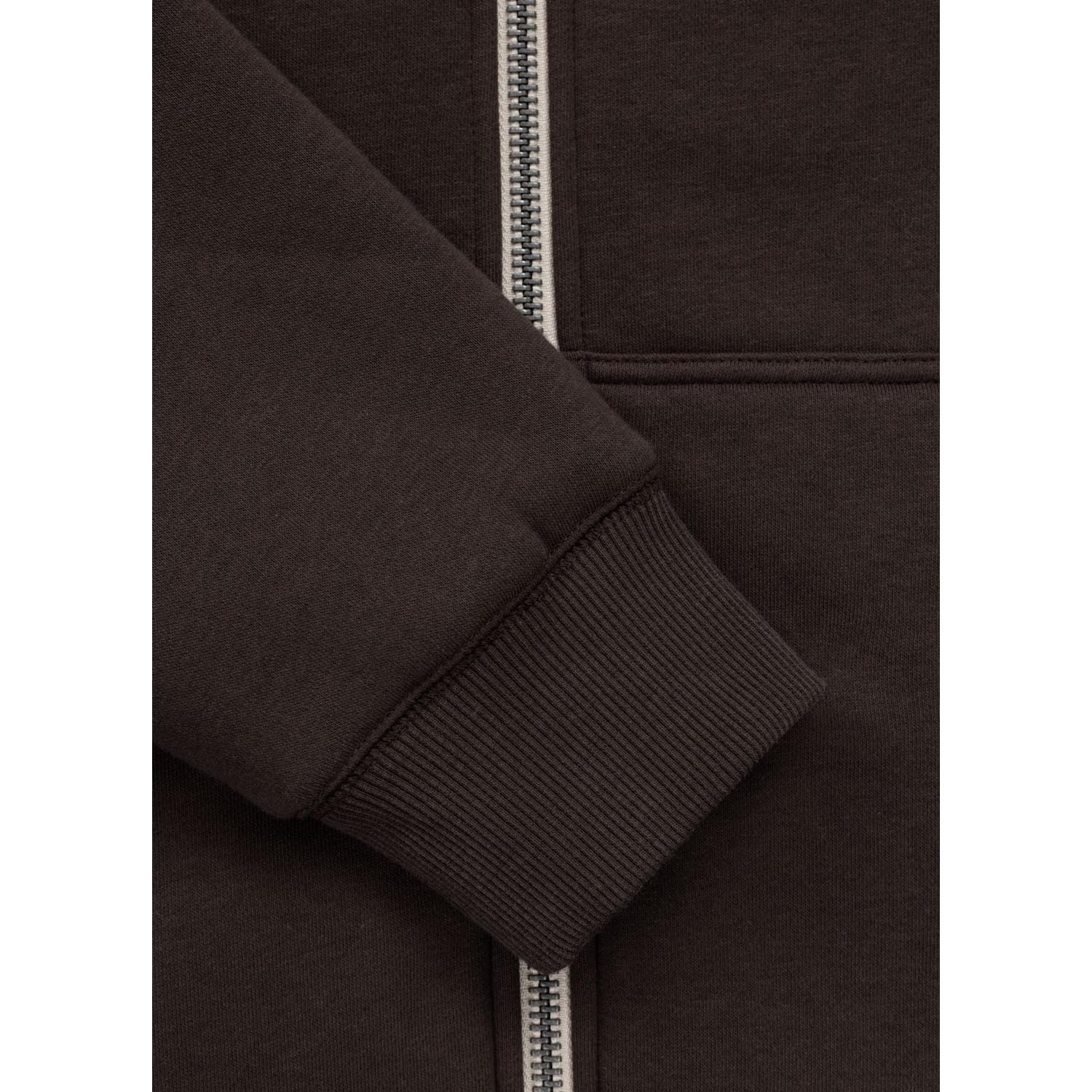 Pit Bull West Coast Zip Hoody, Ruffin Detroit, brown, M
