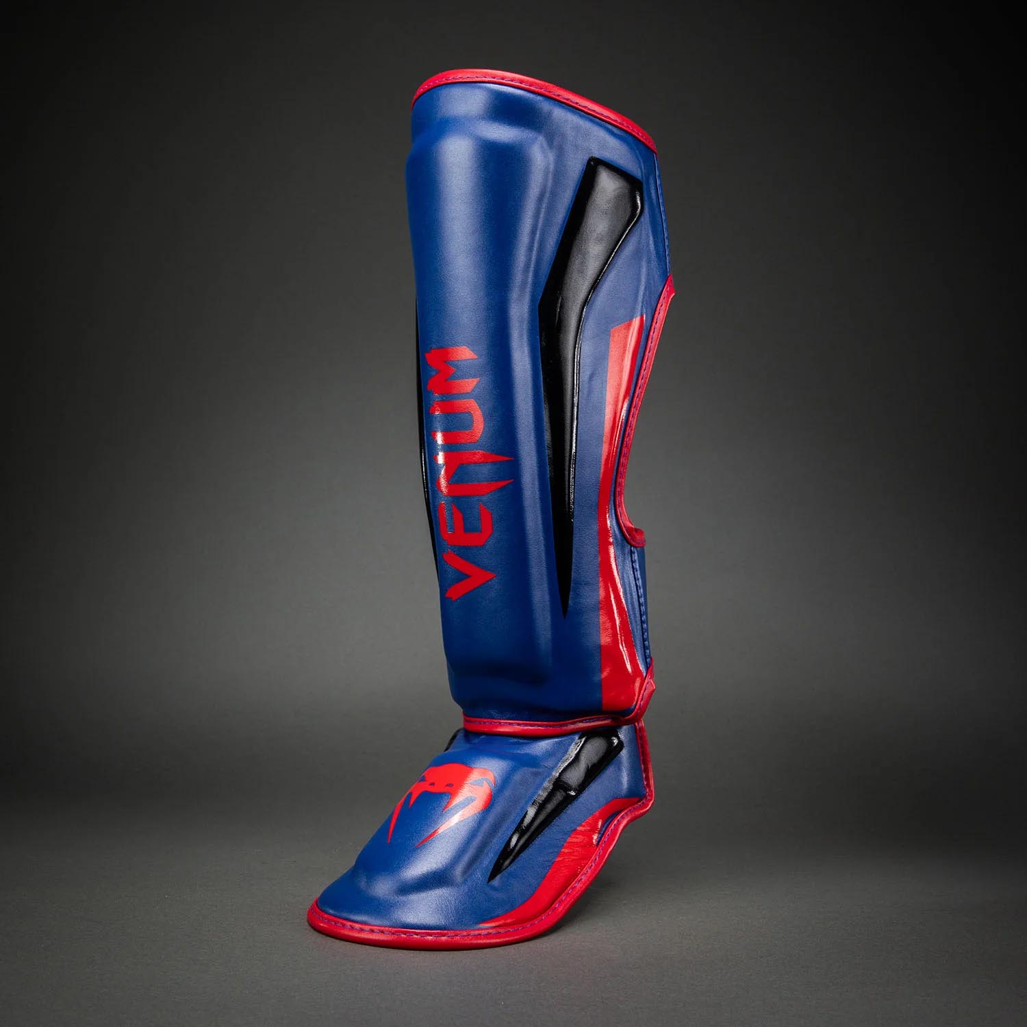 VENUM Shin Guard, Elite, blue-red, XL