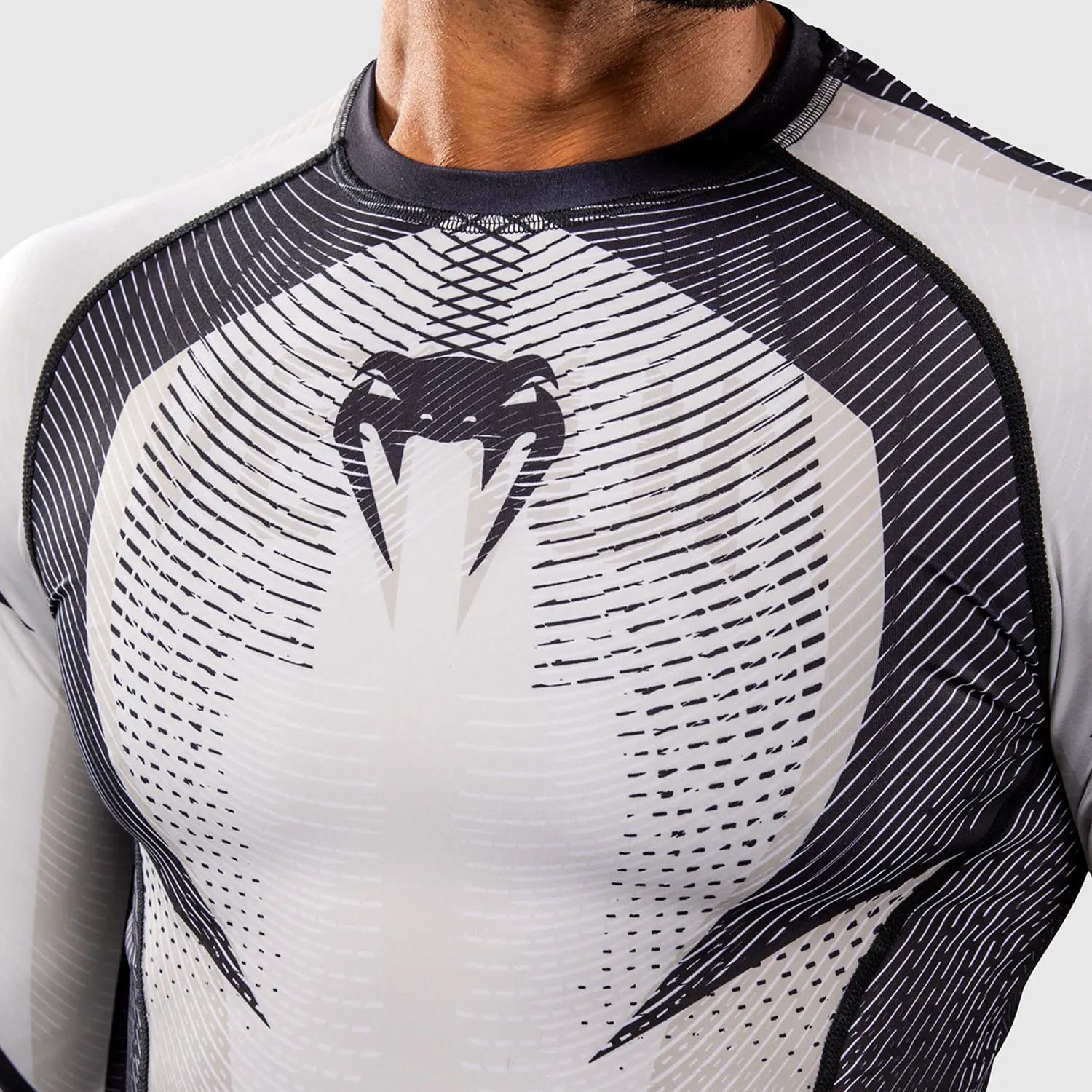 VENUM Rashguard, L/S, Galactic 3.0, white-black, S