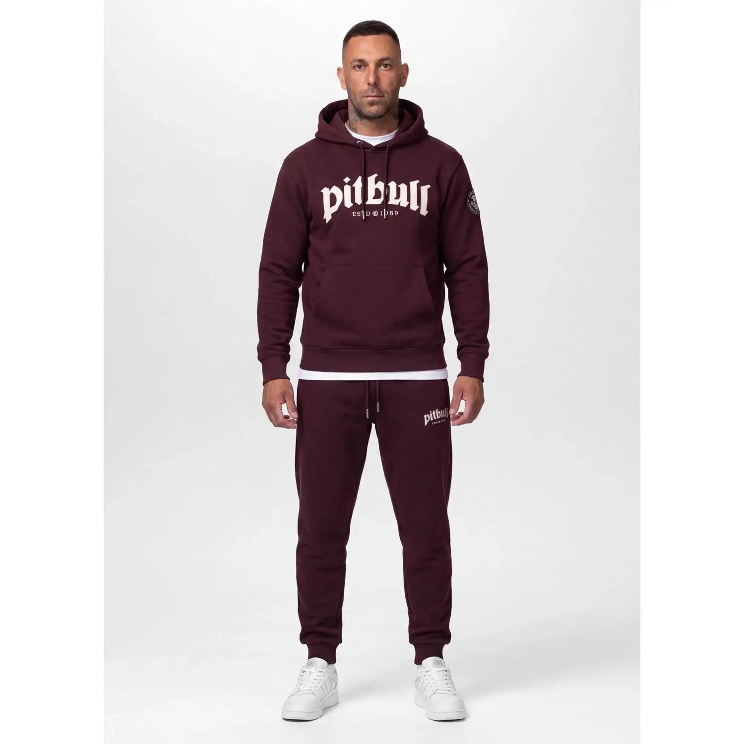 Pit Bull West Coast Hoody, Taylor, winered, XXL