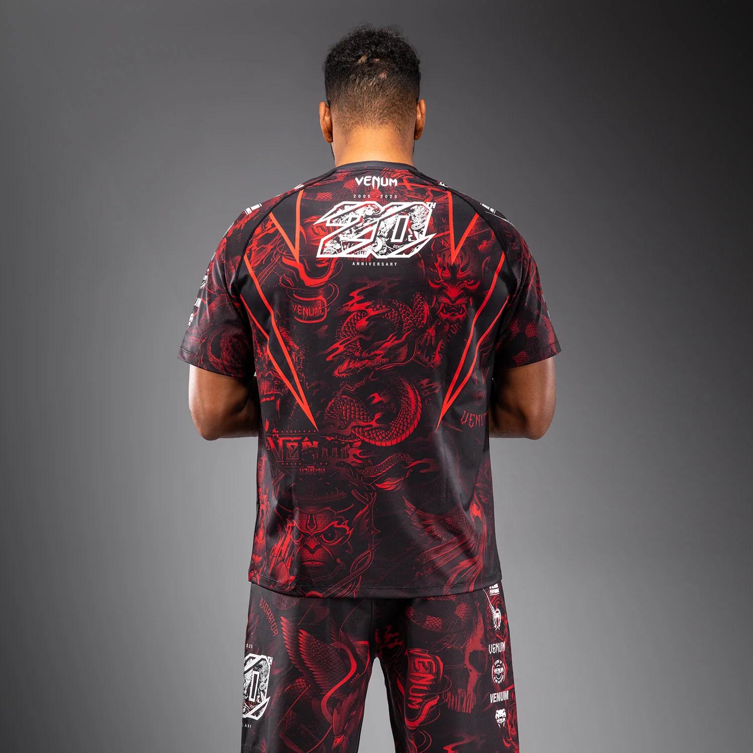 VENUM Dry Tech T-Shirt, 20Th Anniversary, black-red, XXL