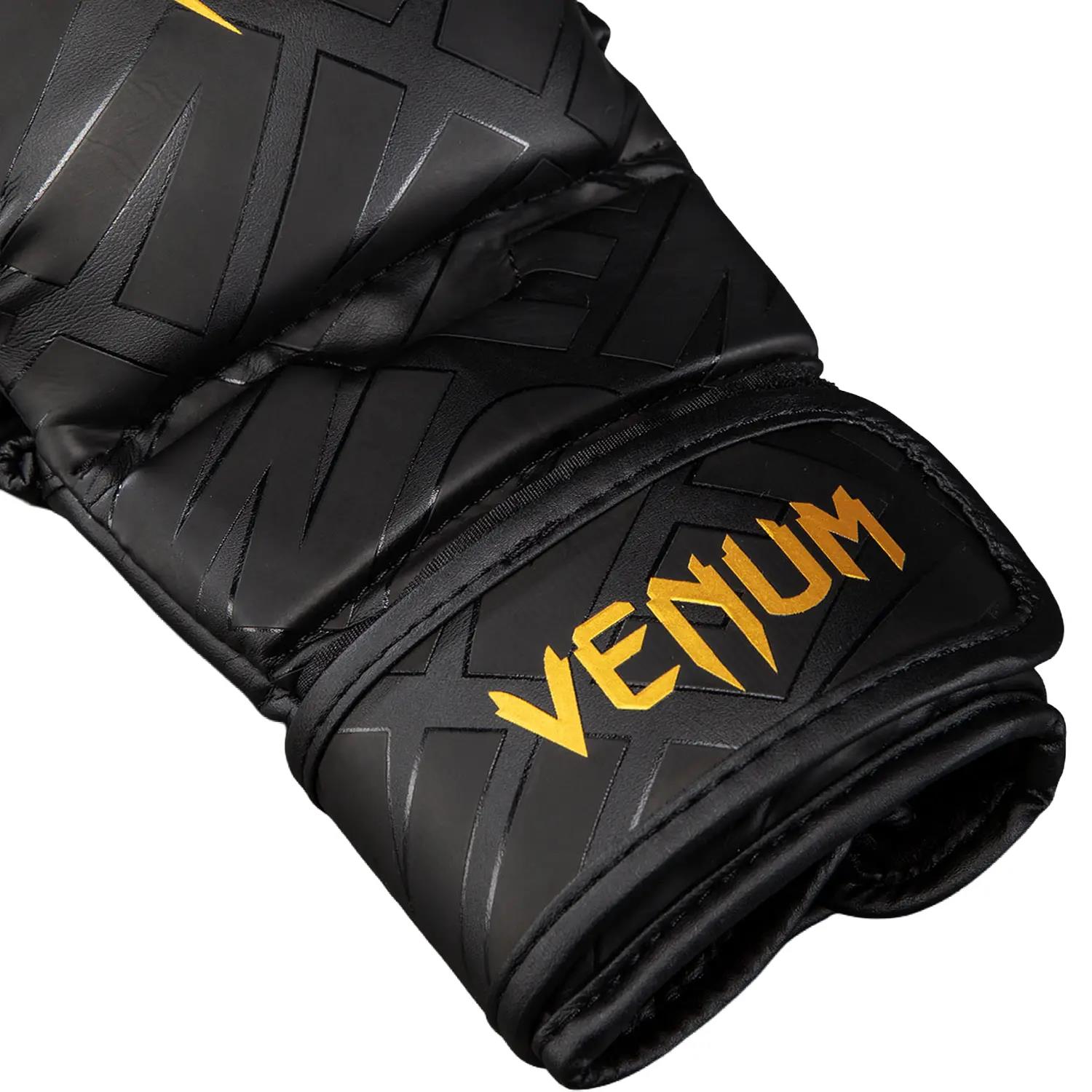VENUM MMA Sparring Gloves, Contender 1.5 XT 3D, black-gold, L/XL