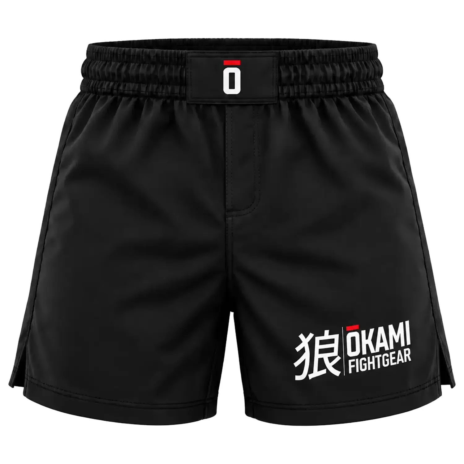 OKAMI MMA Fight Shorts, Kuro, black, XL