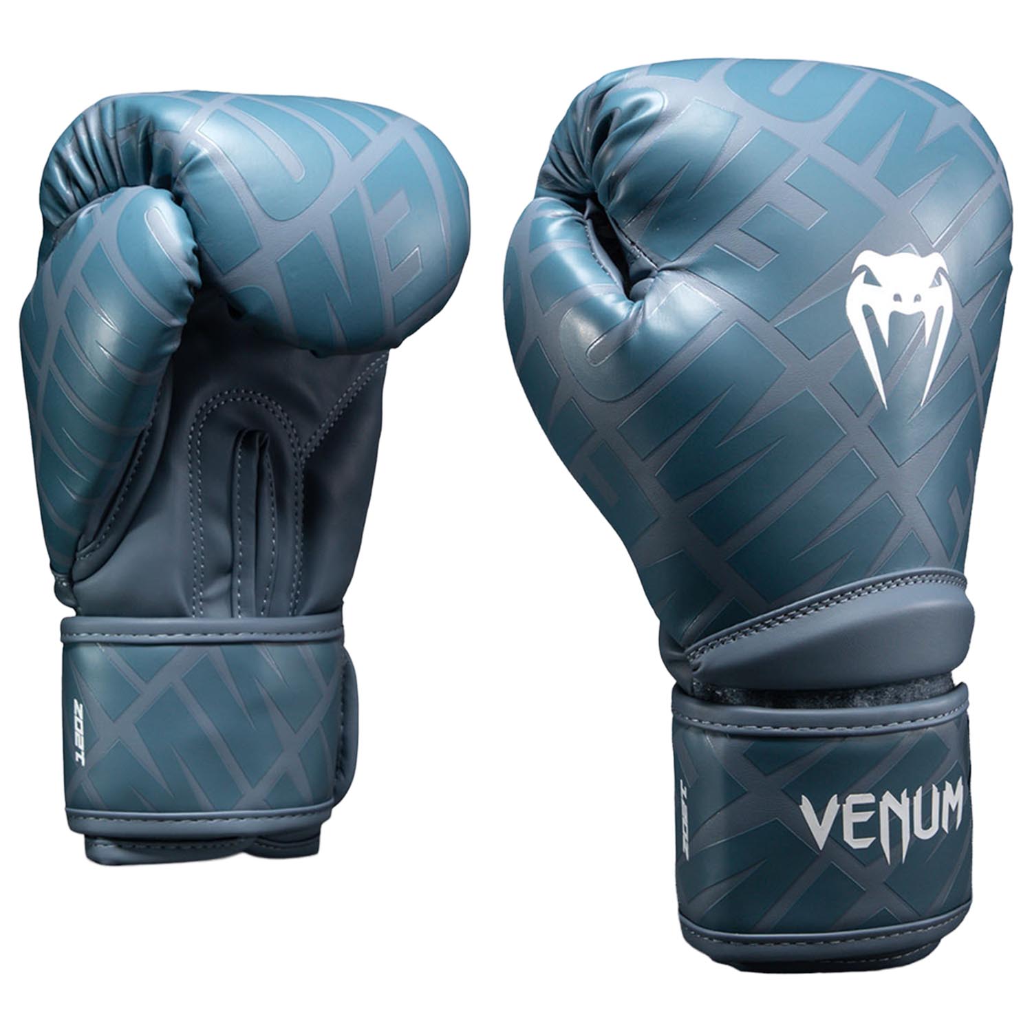 VENUM Boxing Gloves, Contender, 1.5 XT 3D, blue-grey, 10 Oz