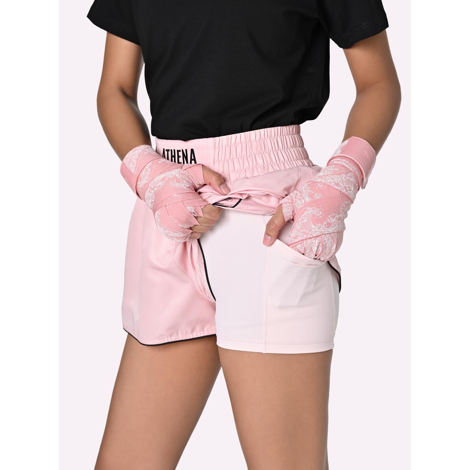 ATHENA Muay Thai Shorts, Woman, Ryoko, pink, XL