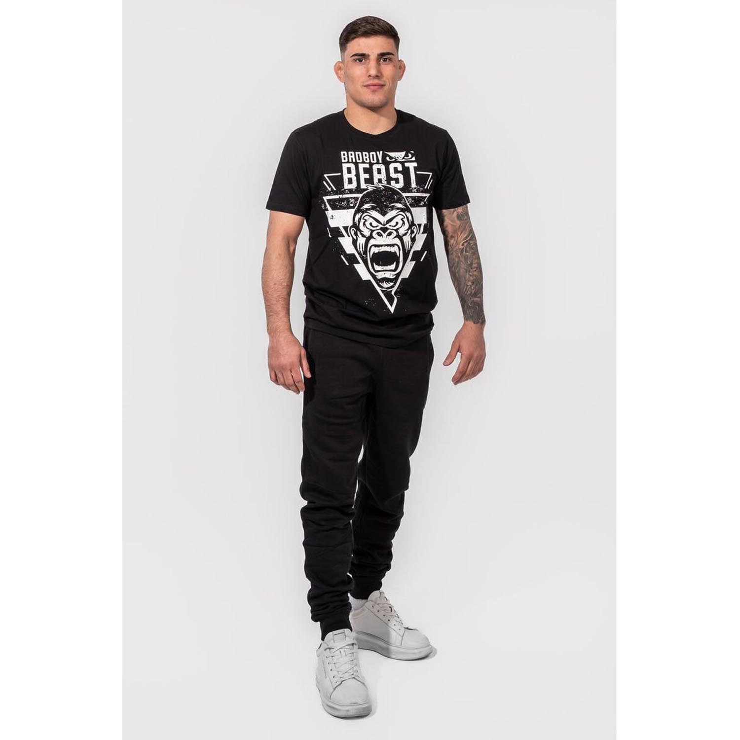 Bad Boy T-Shirt, Roll Like A Beast, black-white, XXL