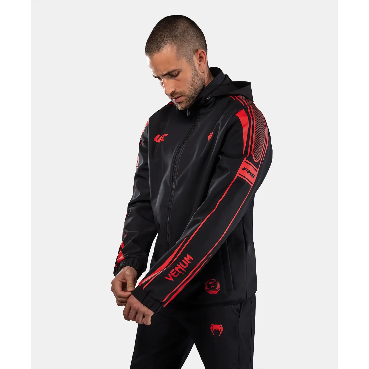 VENUM Trainings Jacket, UFC Unity, black-red, XXL