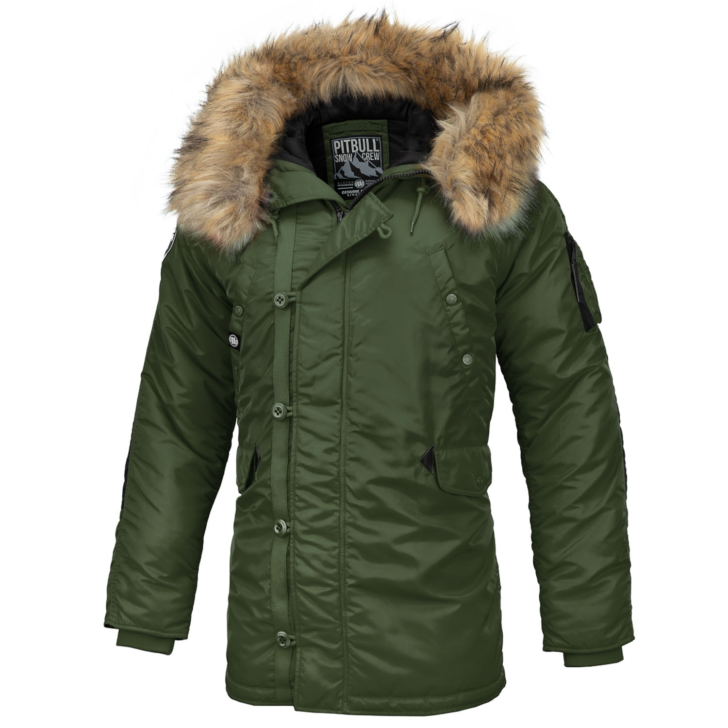 Pit Bull West Coast Jacket, Parka, Alder, olive, XXXL