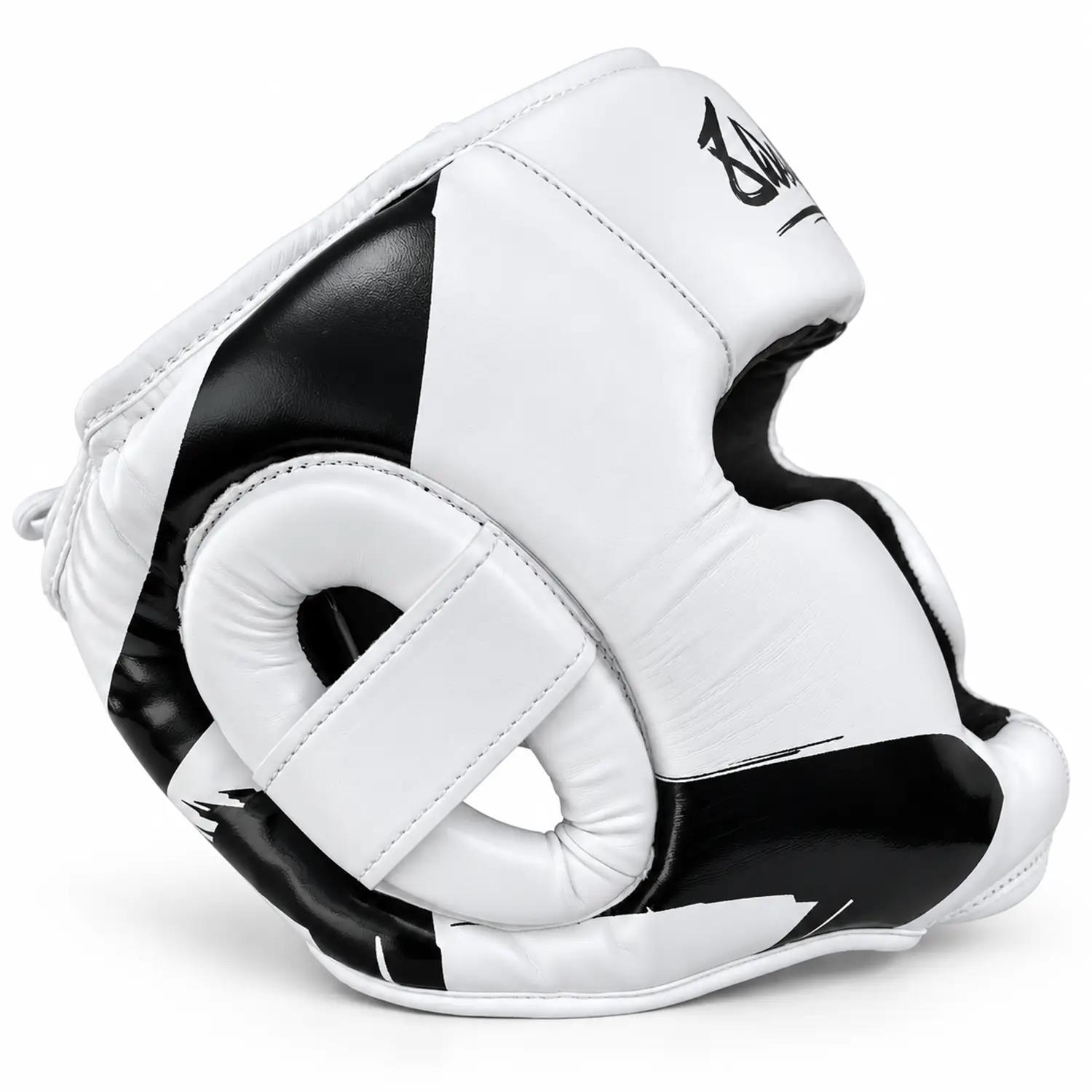 8 WEAPONS Head Guard, Unlimited 2.0, white-black, L/XL