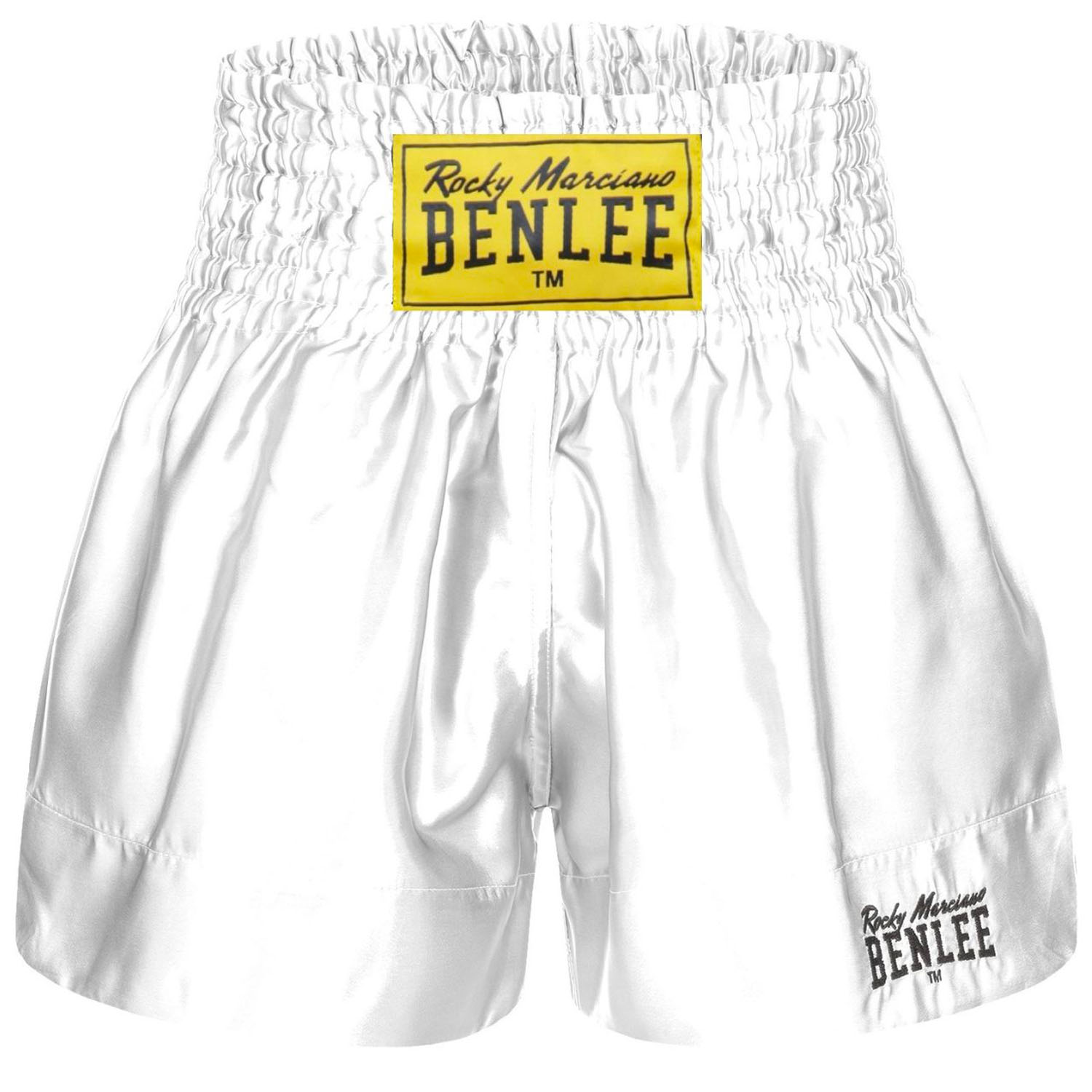BENLEE Muay Thai Shorts, Uni Thai, weiß, L