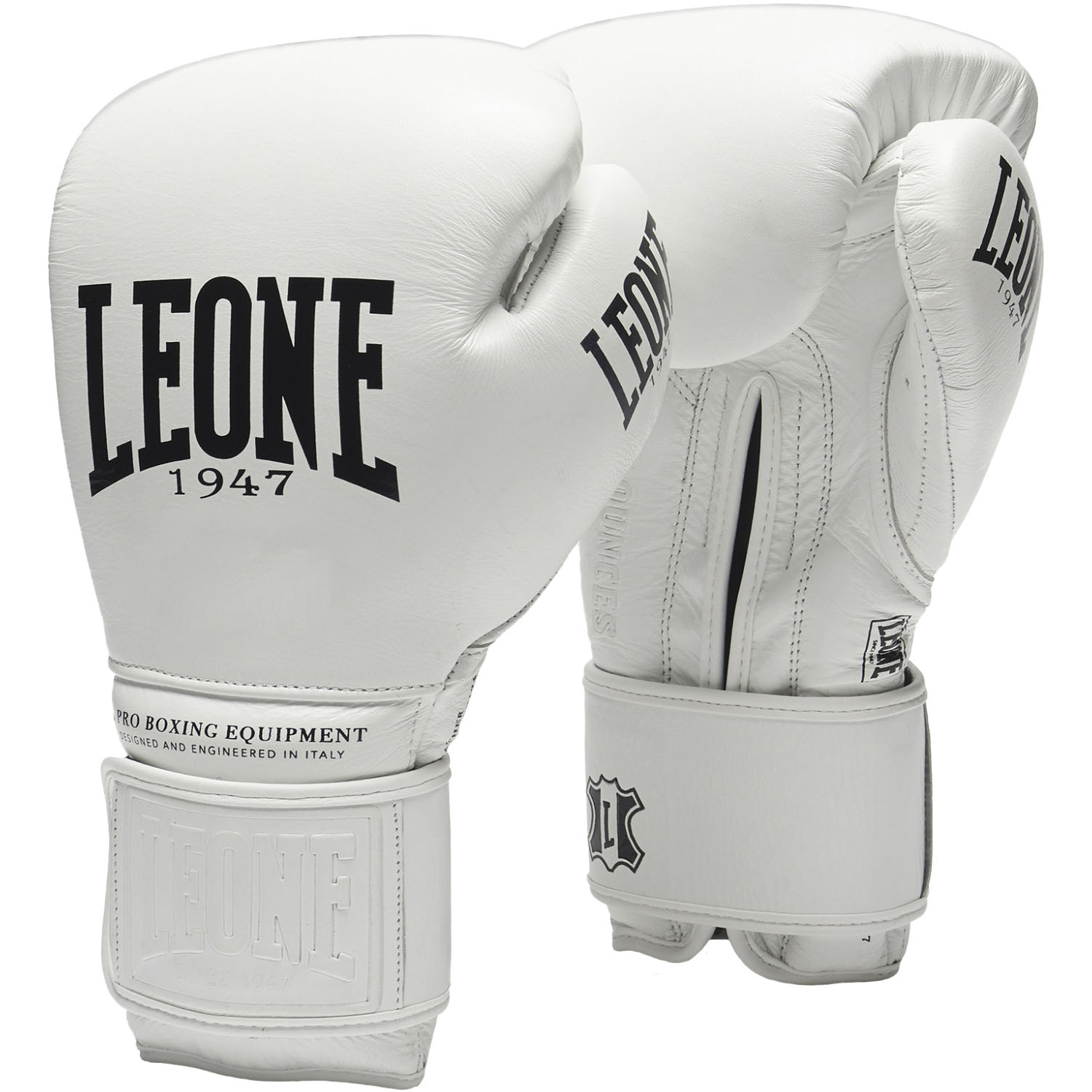 LEONE Boxing Gloves, The Greatest, GN111, white, 14 Oz