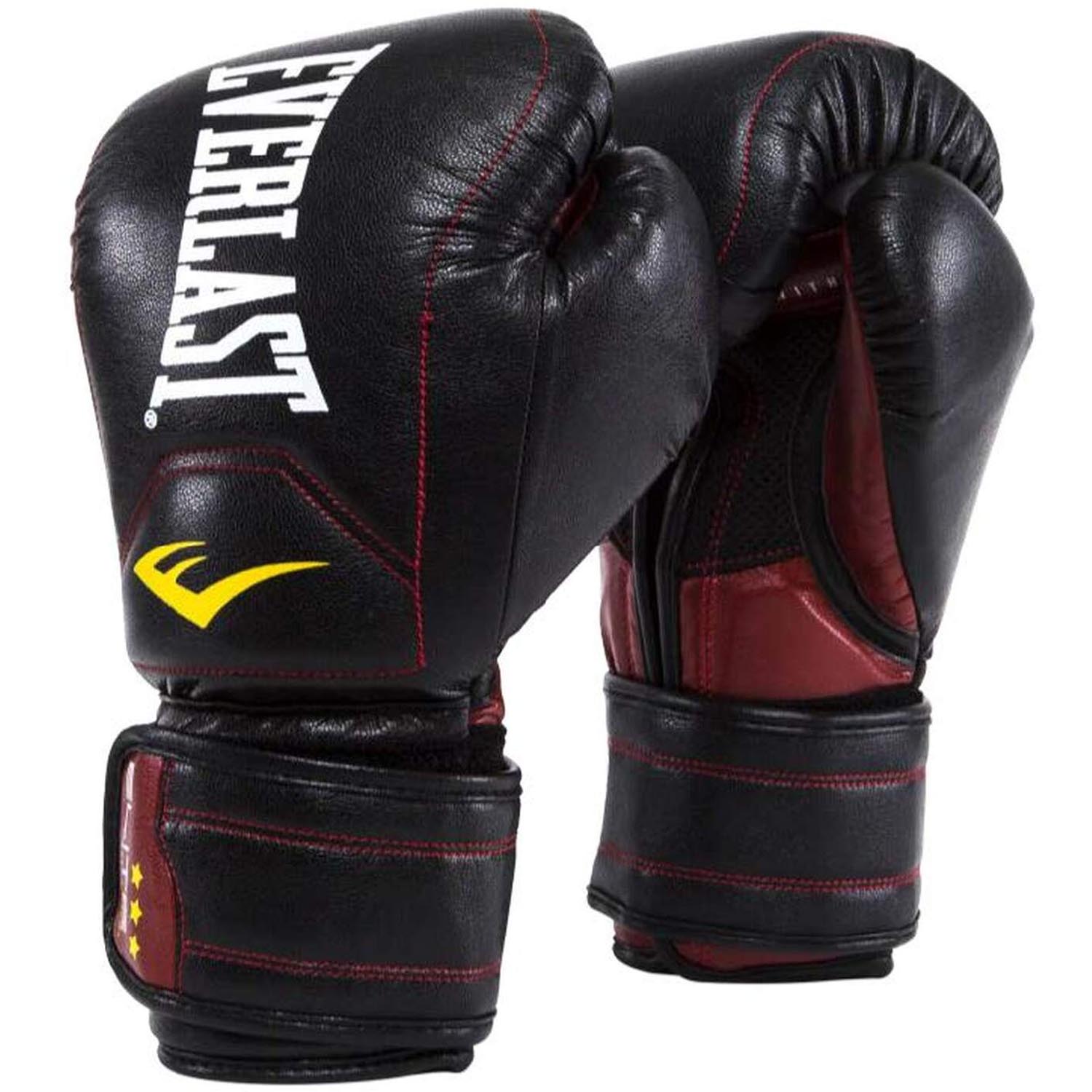 Everlast Boxing Gloves, Elite Muay Thai, black, 14 Oz