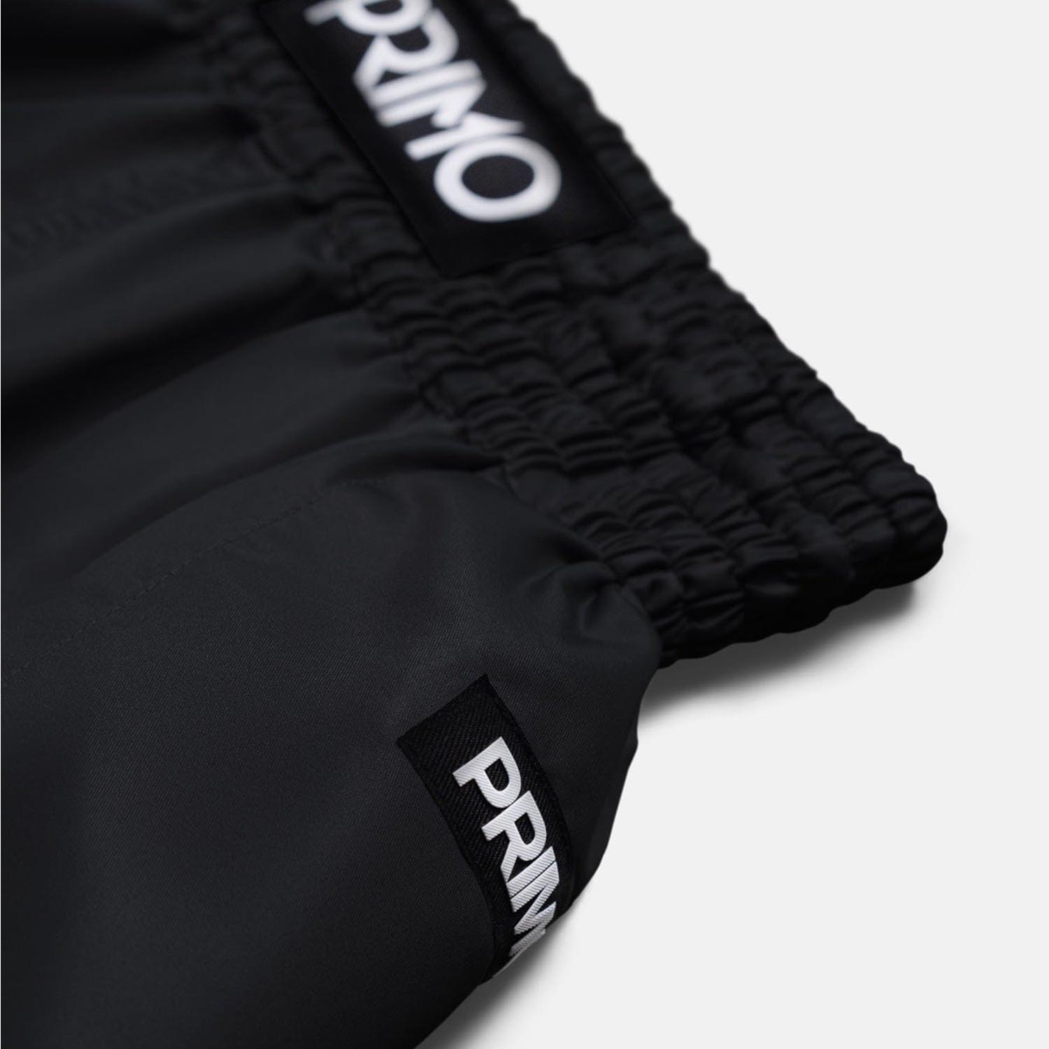 PRIMO Muay Thai Shorts, Alta Series, Onyx black, XXL