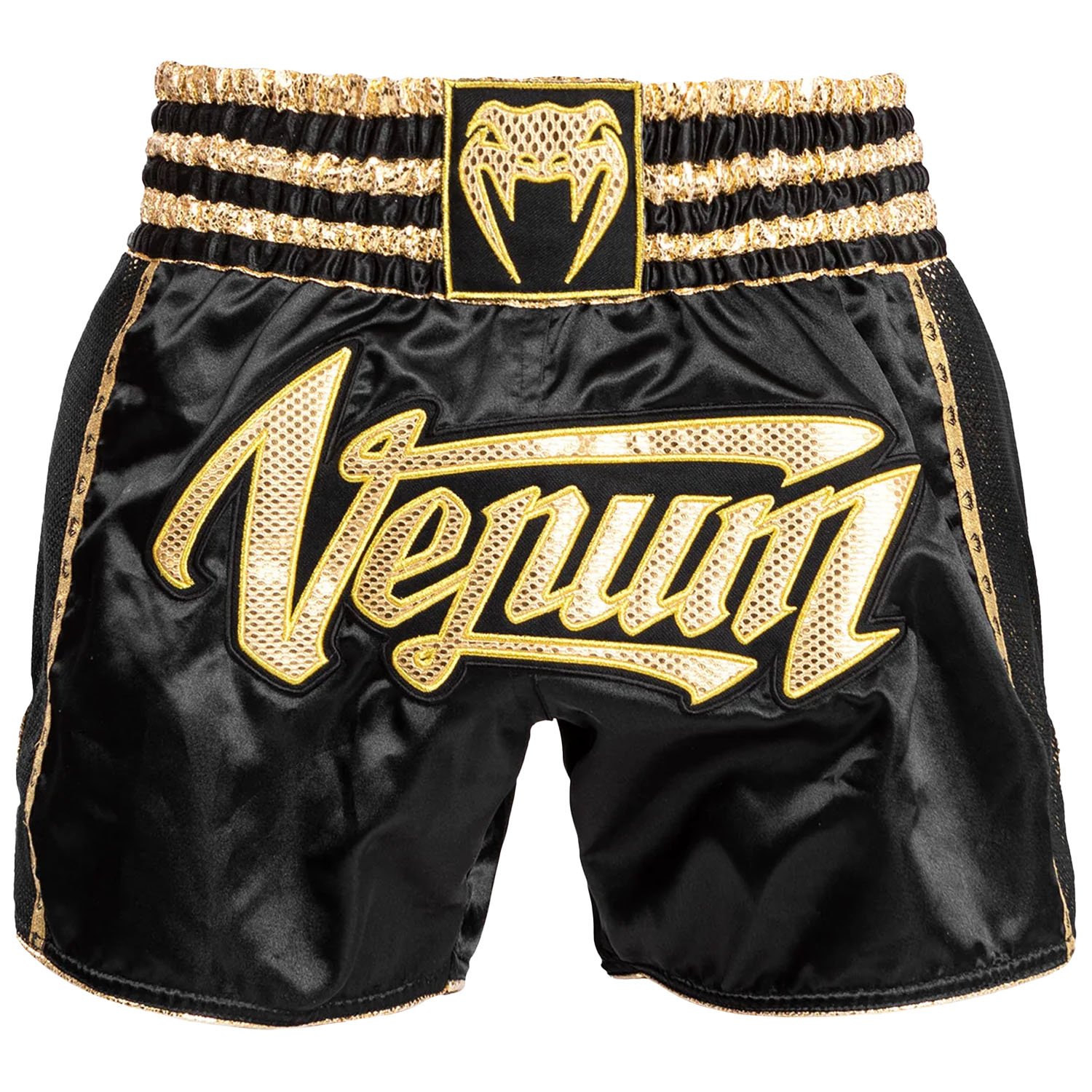 VENUM Muay Thai Shorts, Absolute 2.0, schwarz-gold, S