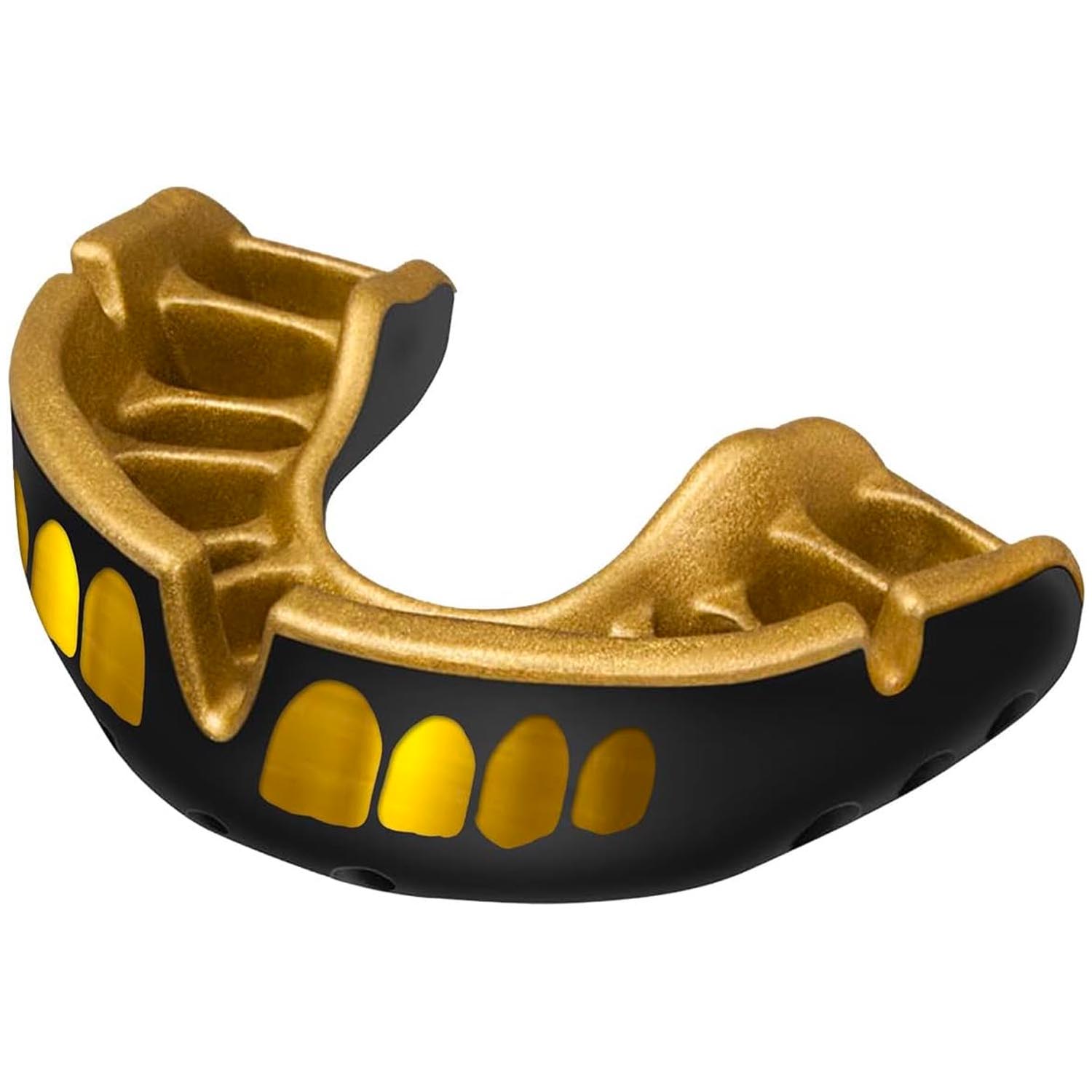 OPRO Mouth Guard, Gold Grillz 2022, black-gold