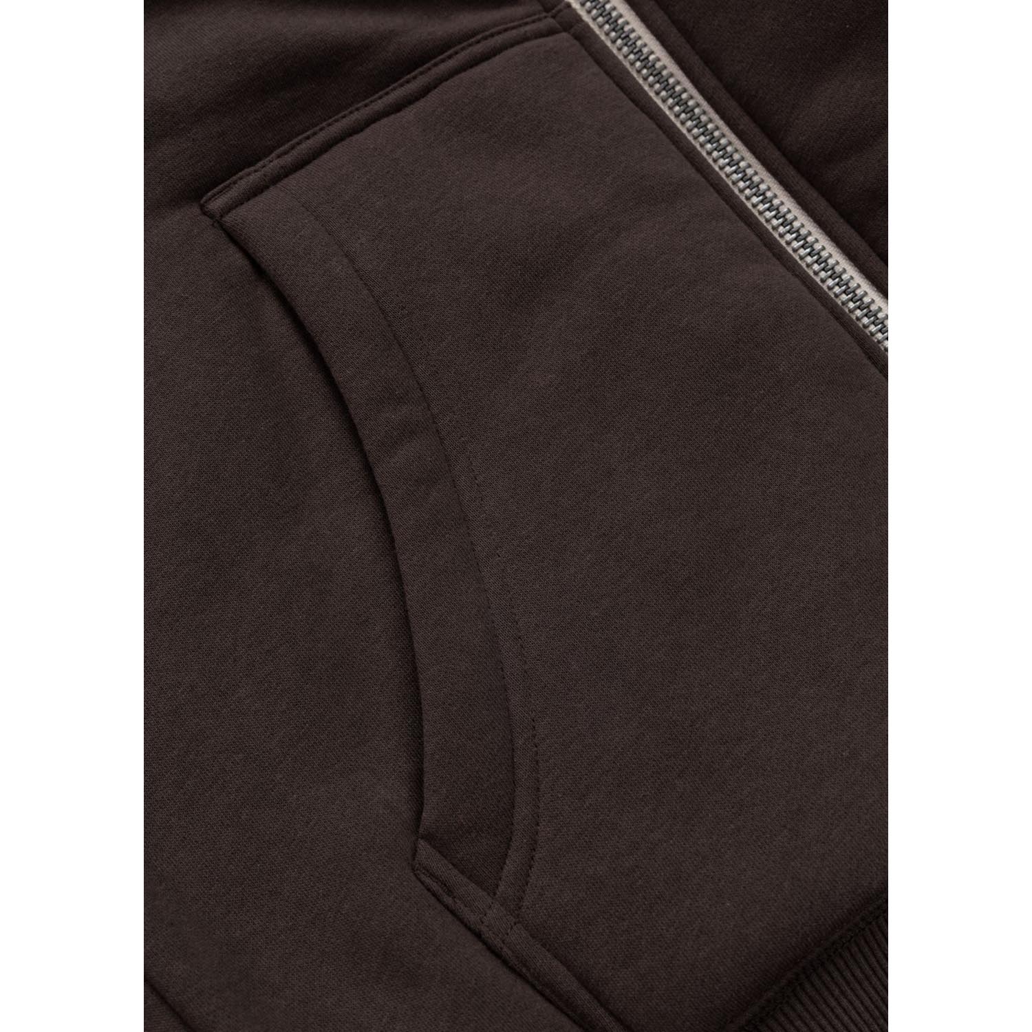 Pit Bull West Coast Zip Hoody, Ruffin Detroit, brown, L