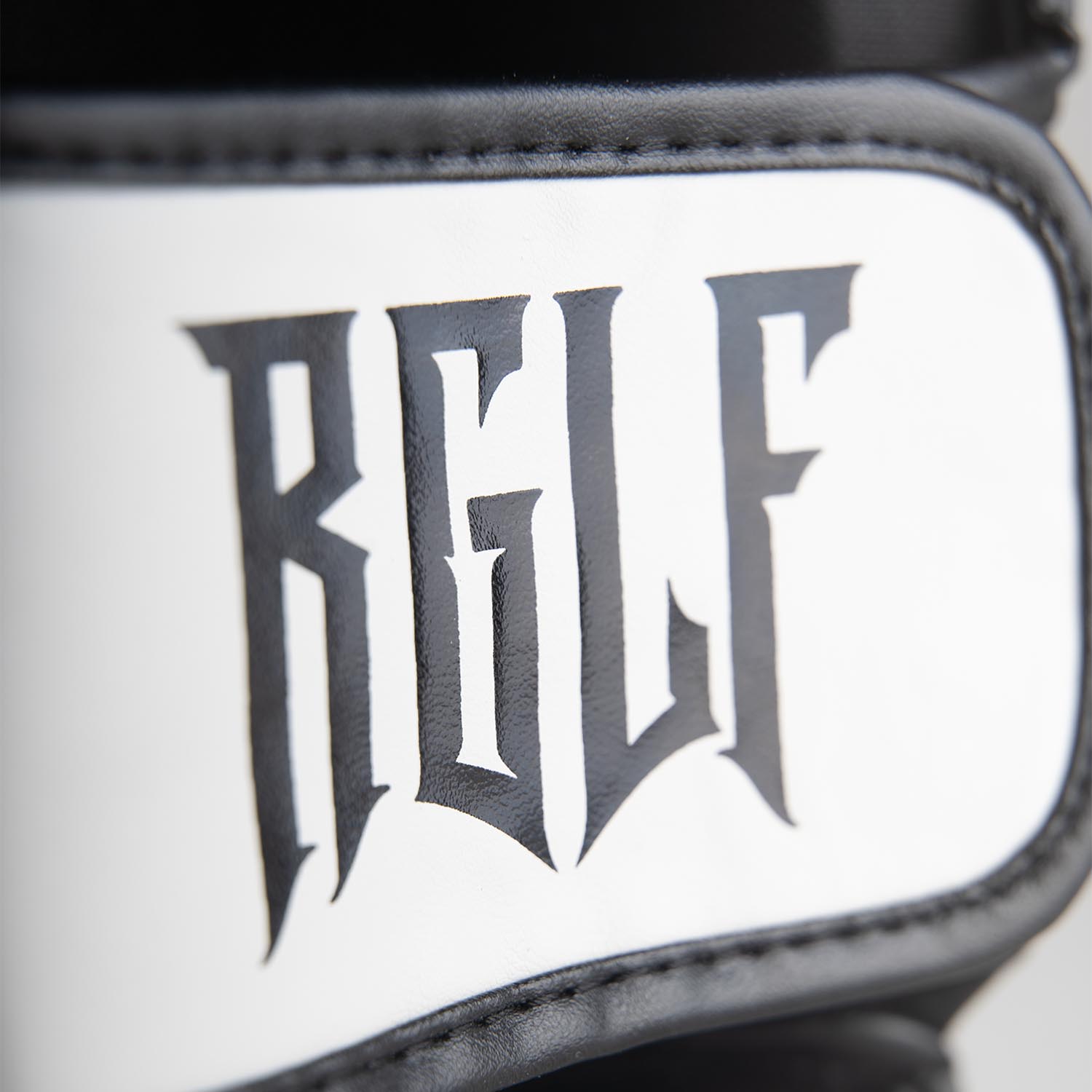RINGLIFE Shin Guards - No.1 white-black XL