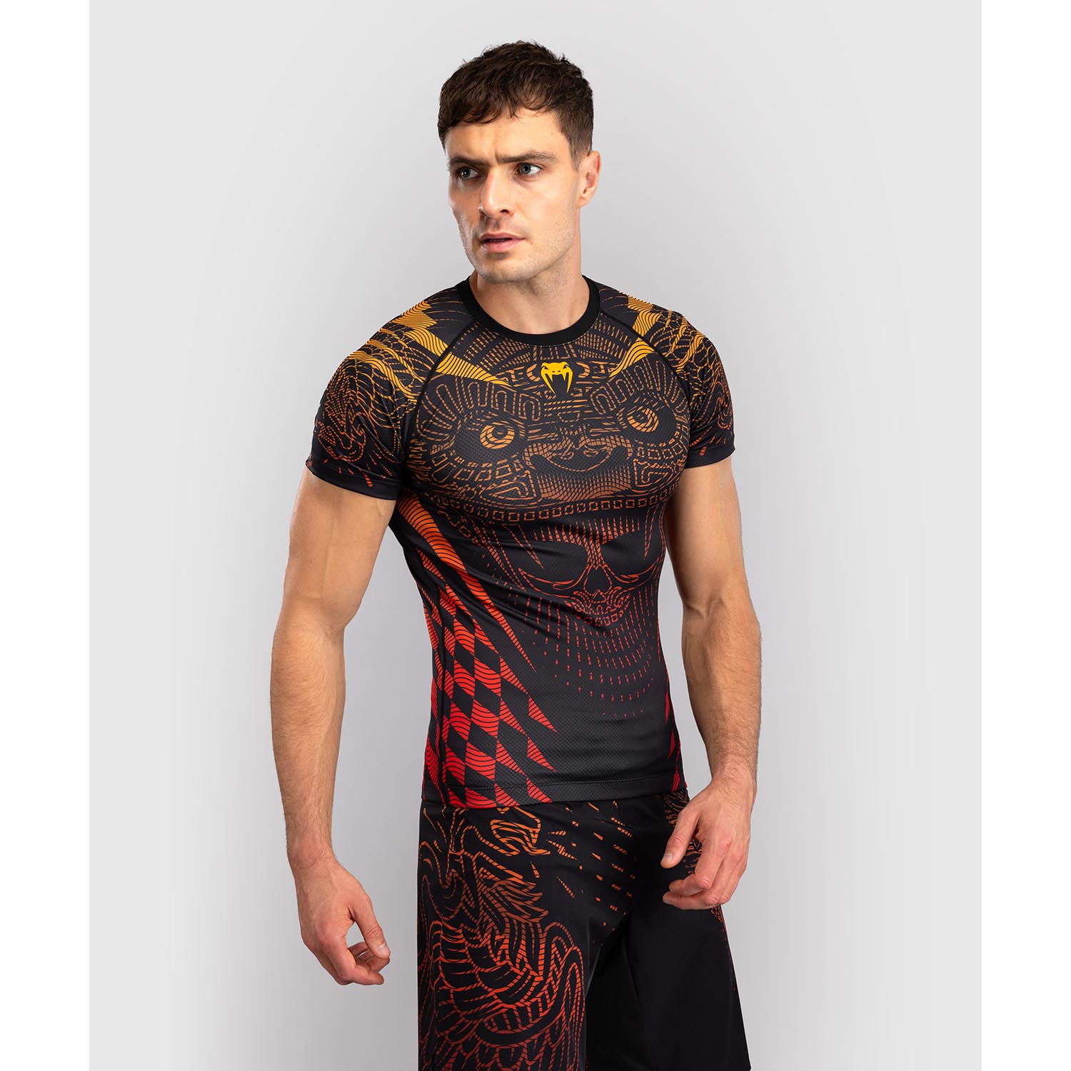 VENUM Rashguard, S/S, Quetzel Fury, black-red, XXL