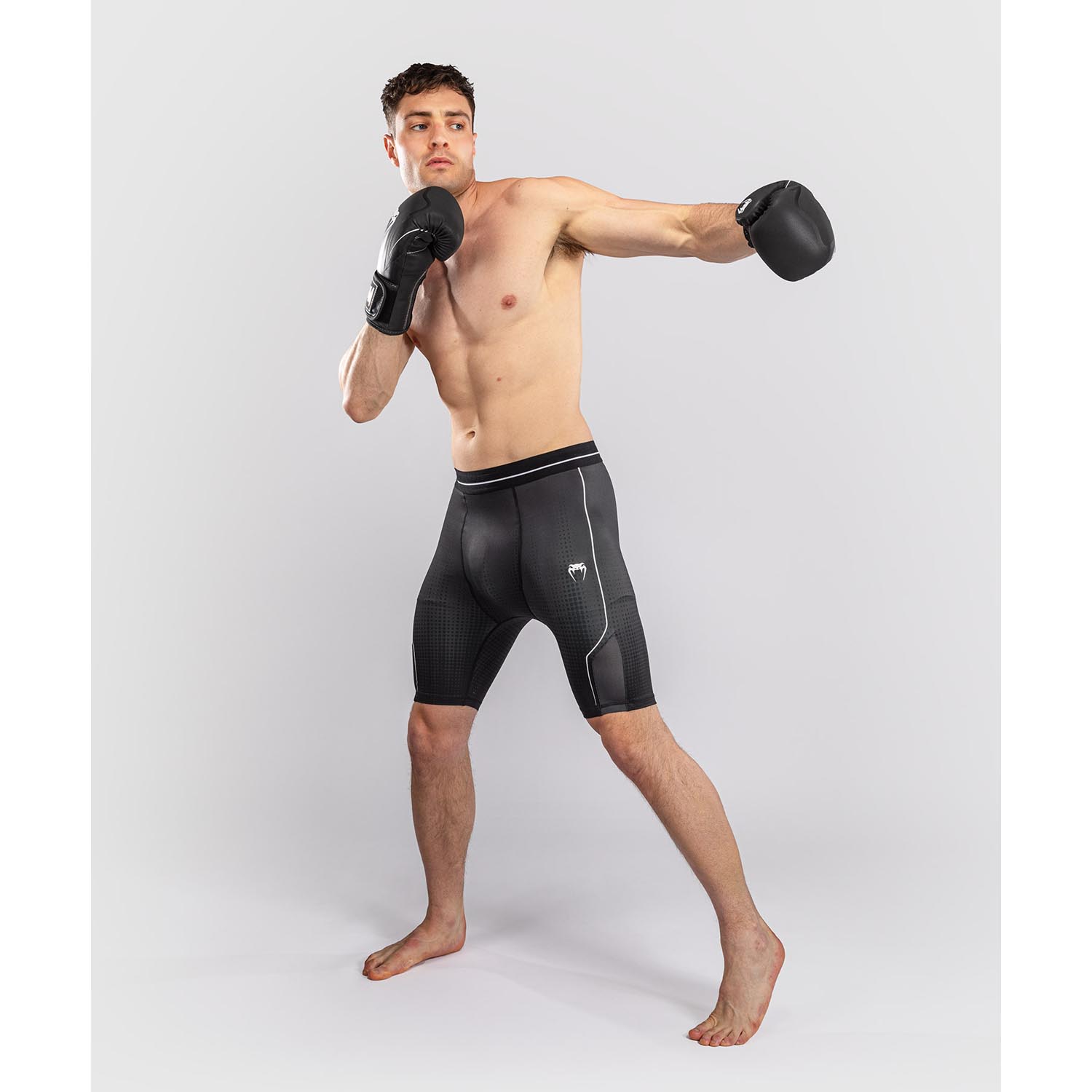 VENUM Compression Shorts, Stealth, black-white, XXL