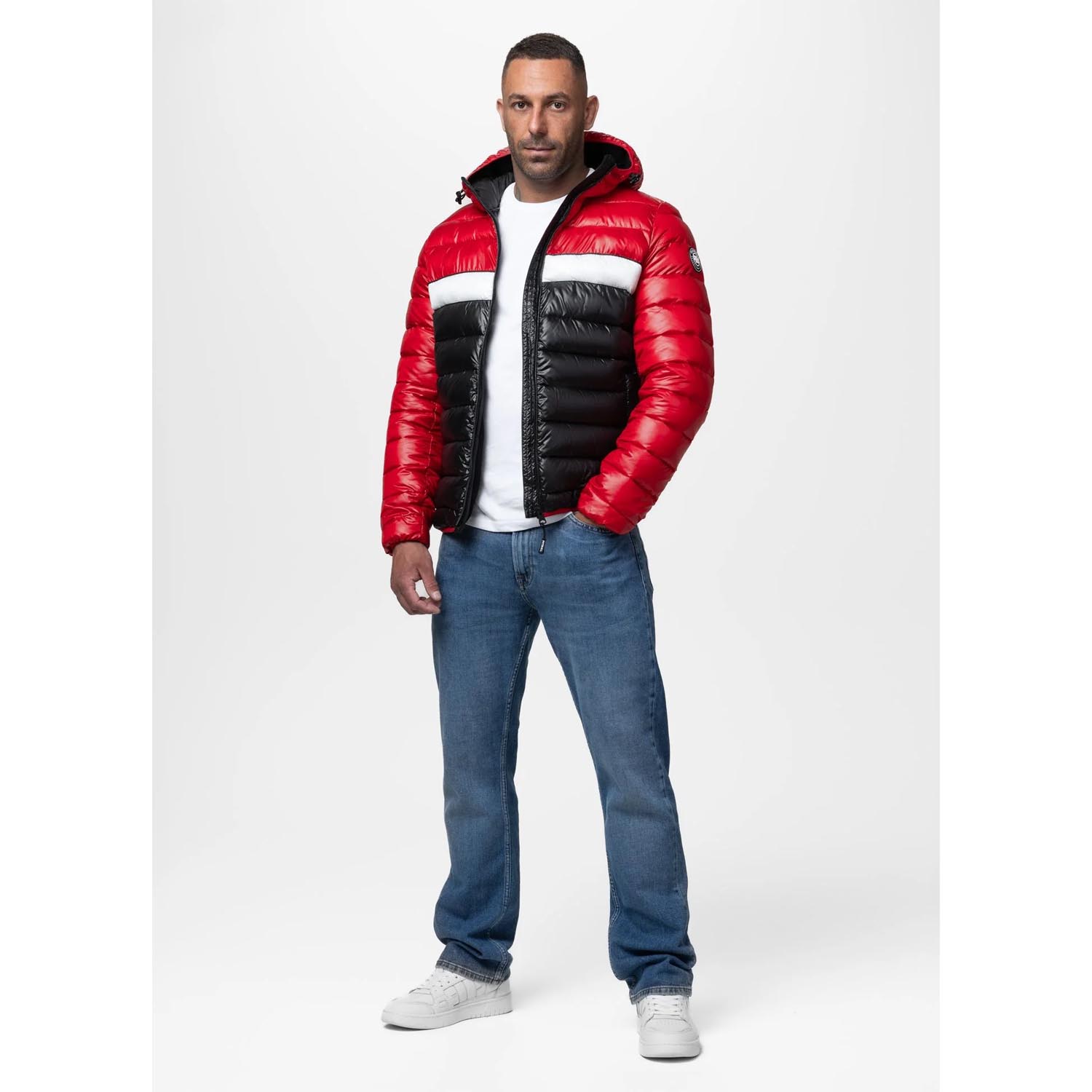 Pit Bull West Coast Jacket, Shatto, black-red, XXXL