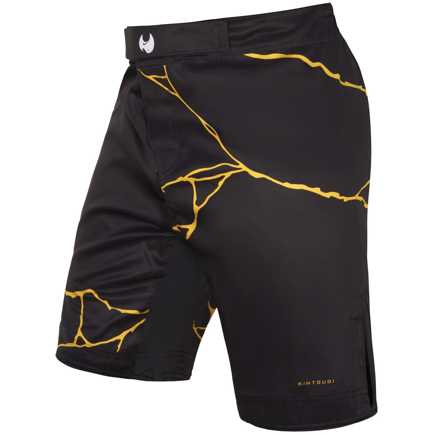 Fumetsu MMA Fight Shorts, Kintsugi, schwarz-gold, S