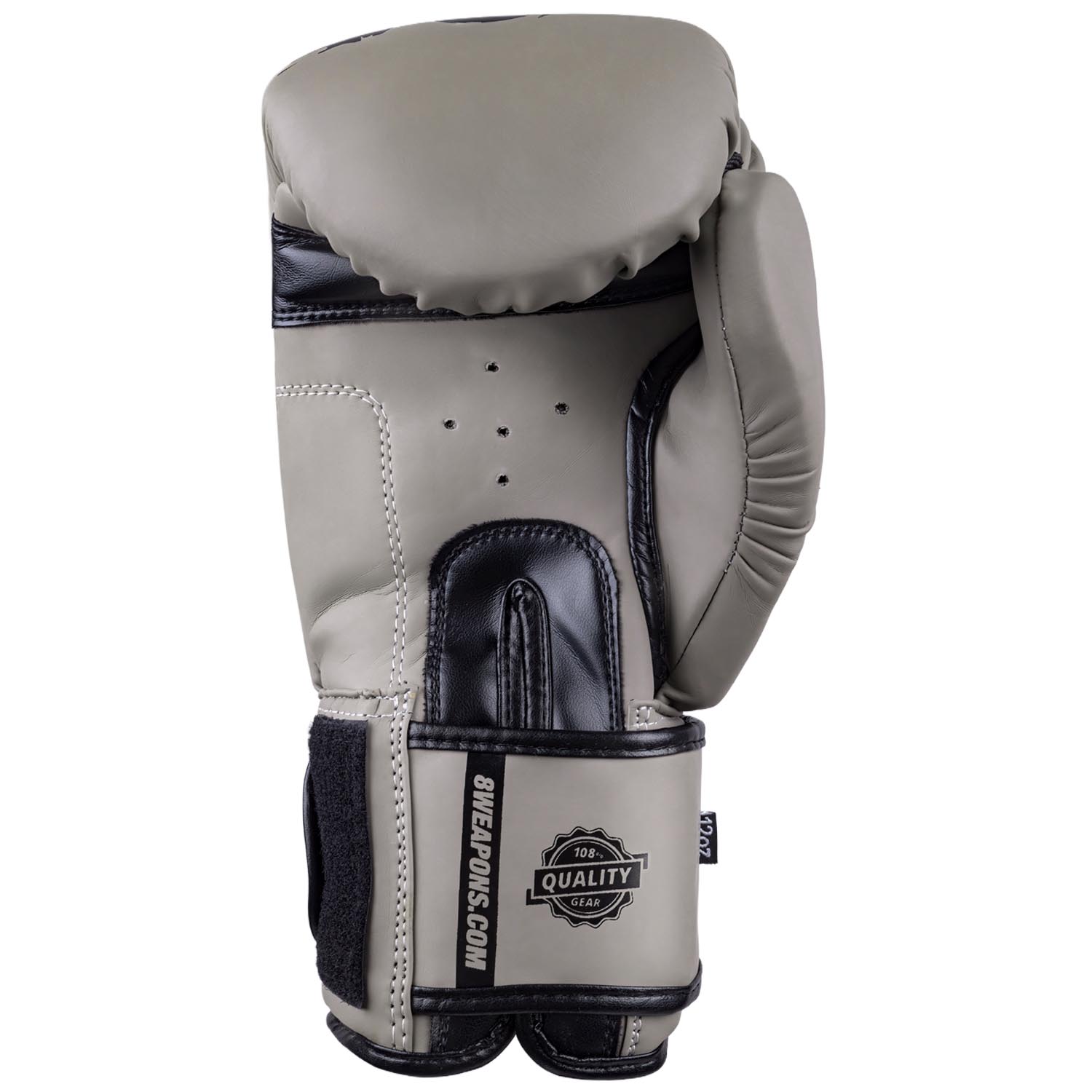 8 WEAPONS Boxing Gloves, Unlimited 2.0, sand-black, 16 Oz