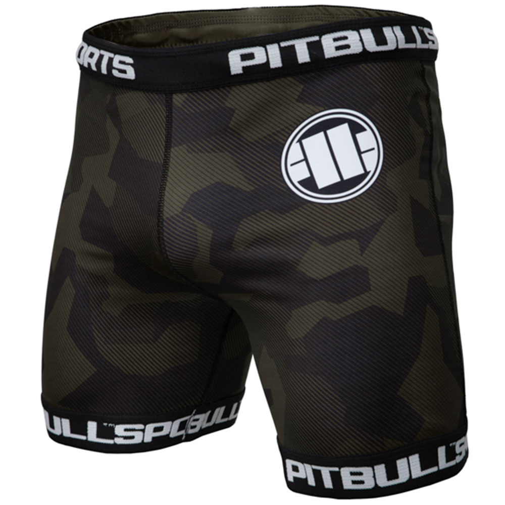 Pit Bull West Coast Compression Shorts, Dillard, camo-khaki