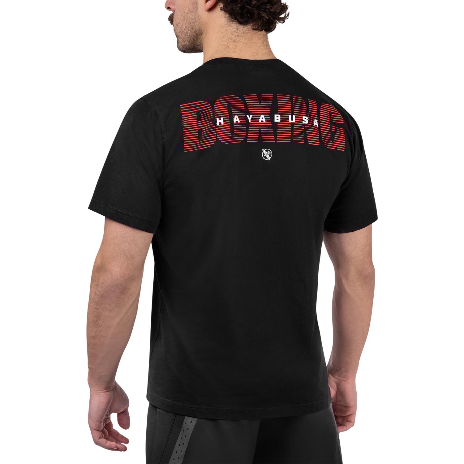 Hayabusa T-Shirt, Discipline Boxing, black-red, M