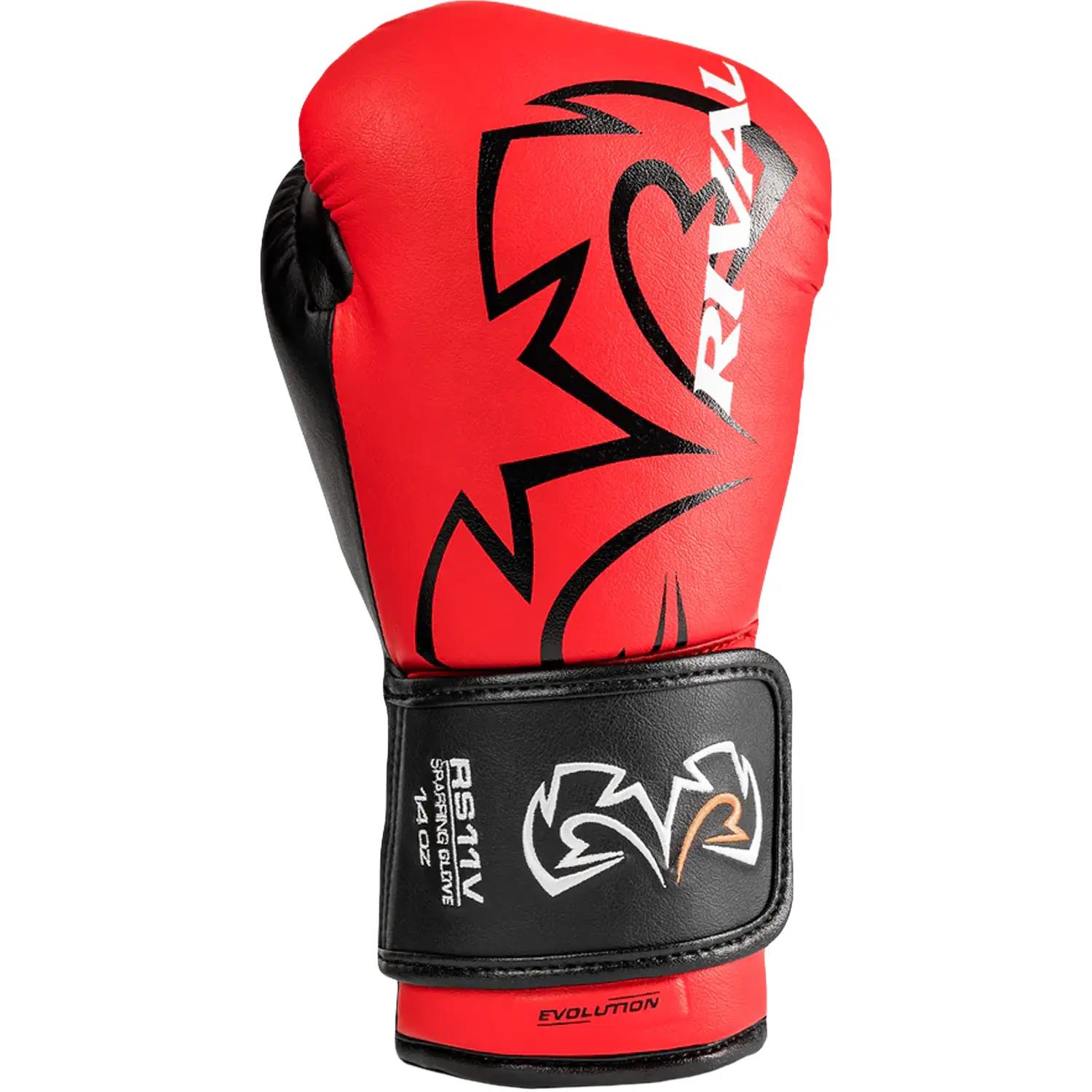 Rival Boxing Gloves, RS11V, Evolution, red, 14 Oz