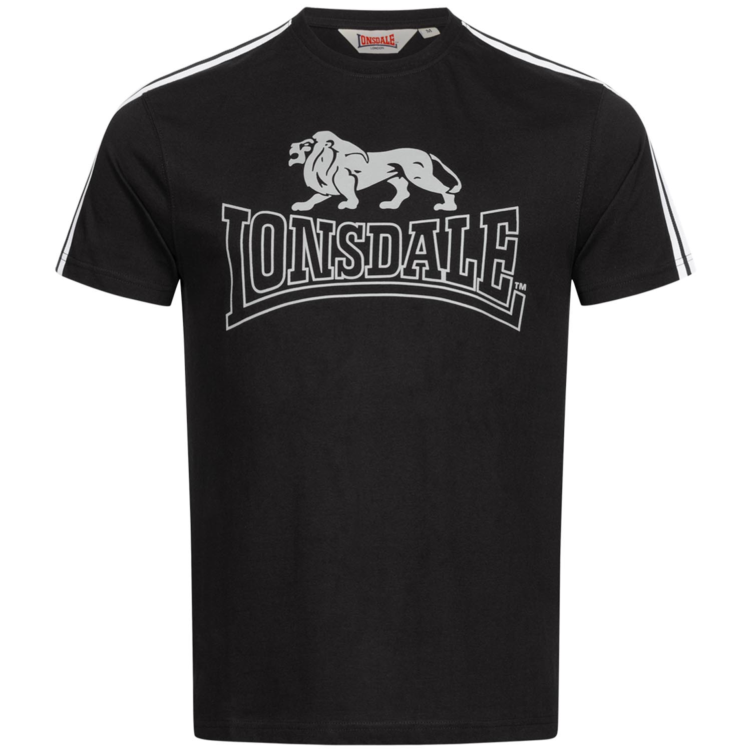 Lonsdale T-Shirt, Piershill, schwarz