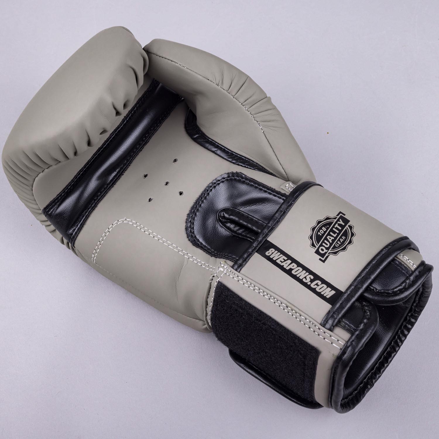8 WEAPONS Boxing Gloves, Unlimited 2.0, sand-black, 16 Oz