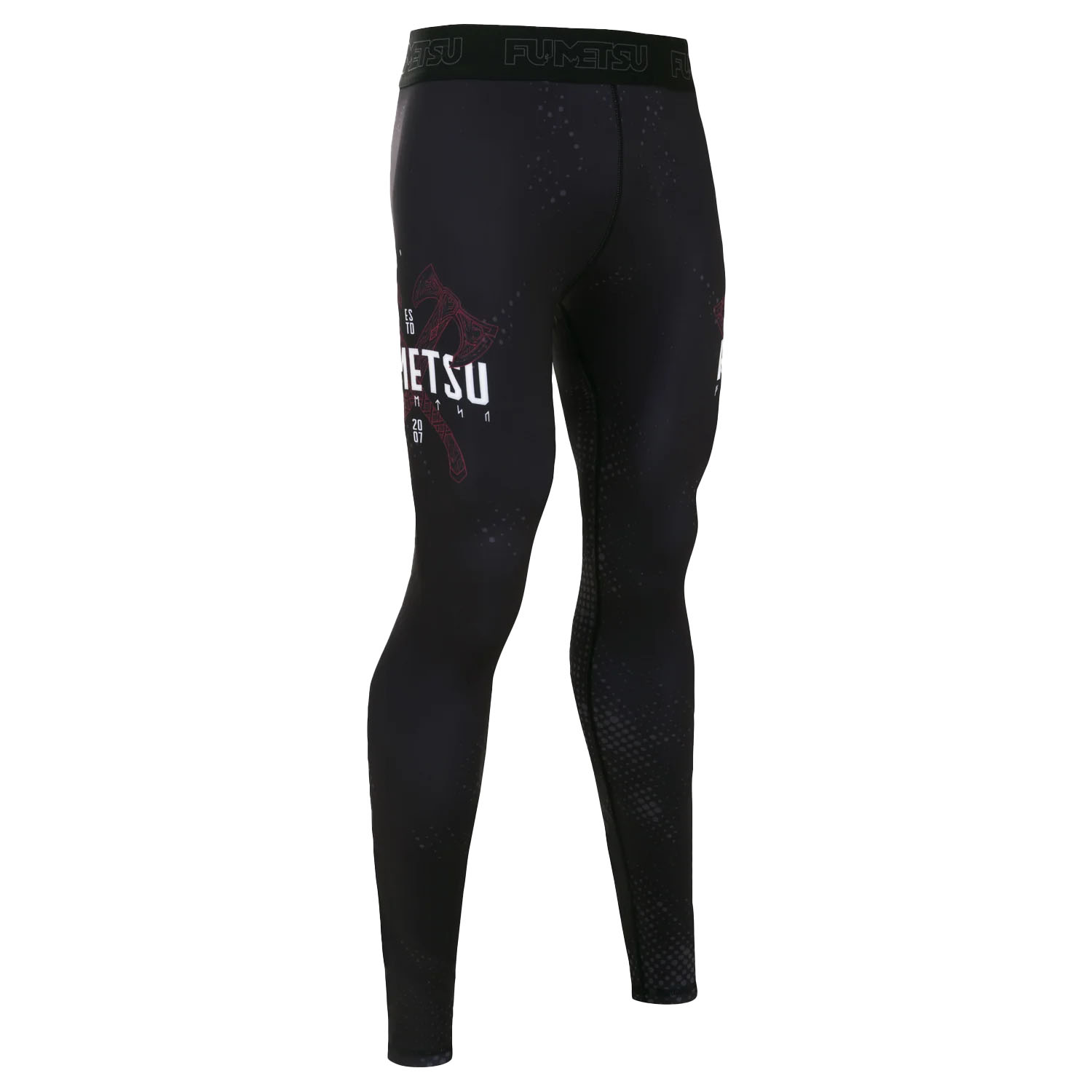 Fumetsu Compression Pants, Berserker, schwarz-rot, XXL
