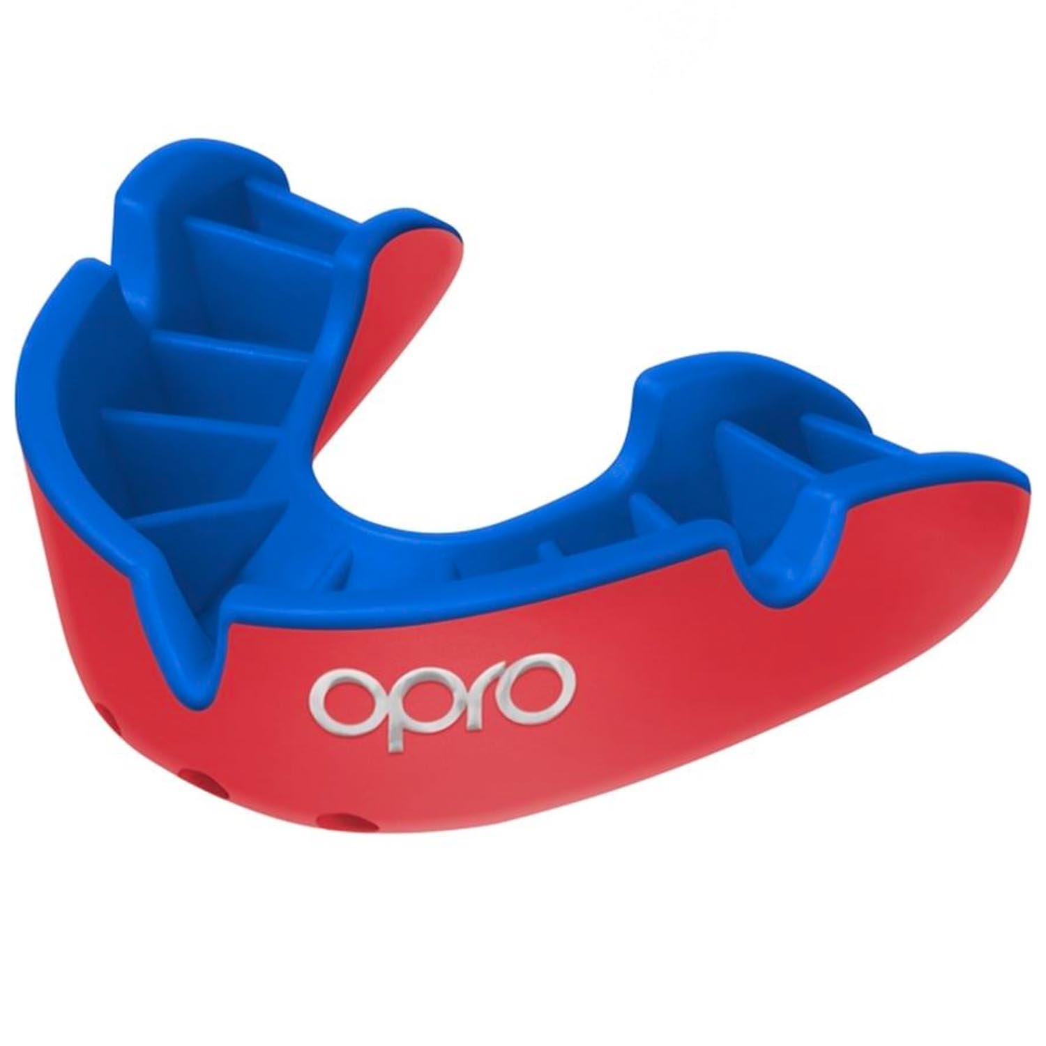 OPRO Mouthguard, Kids, Silver 2022, red