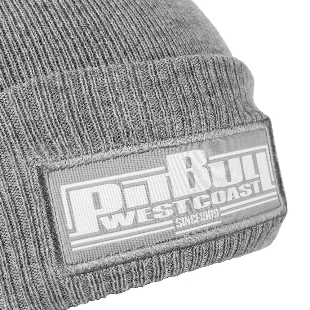 Pit Bull West Coast Beanie, One Tone Boxing, grey