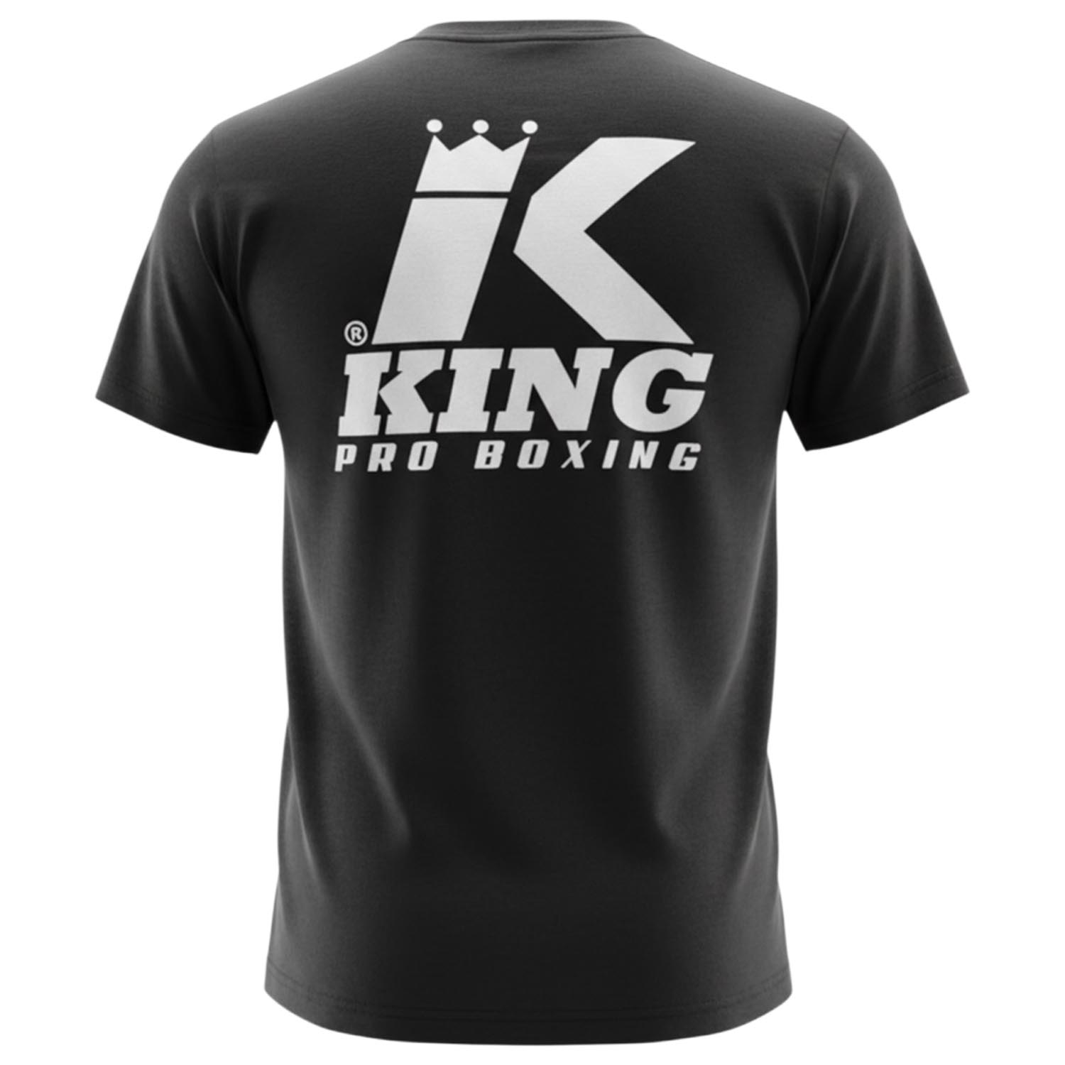 KING PRO BOXING T-Shirt, Logo, black, XL