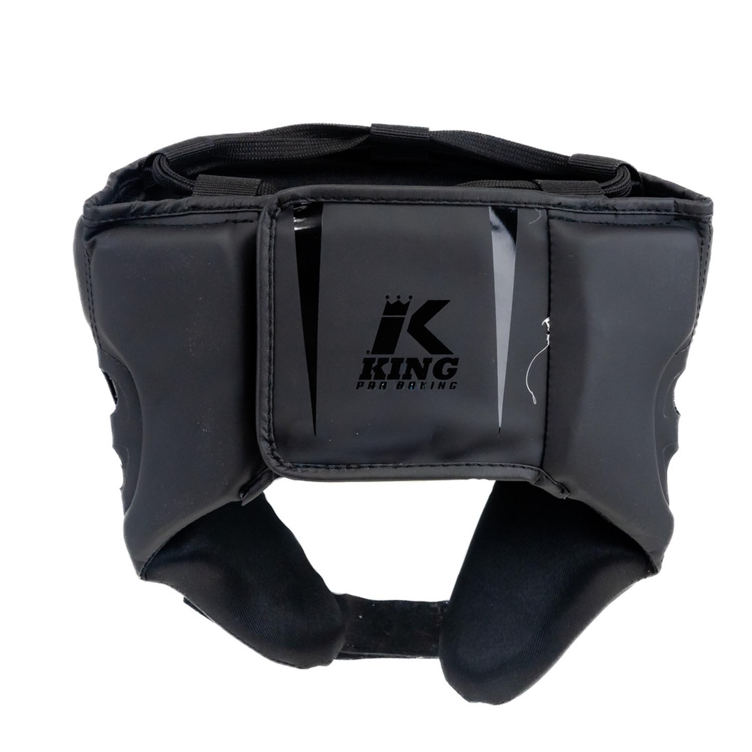 KING PRO BOXING Head Guard, Revo 1, black-black, L