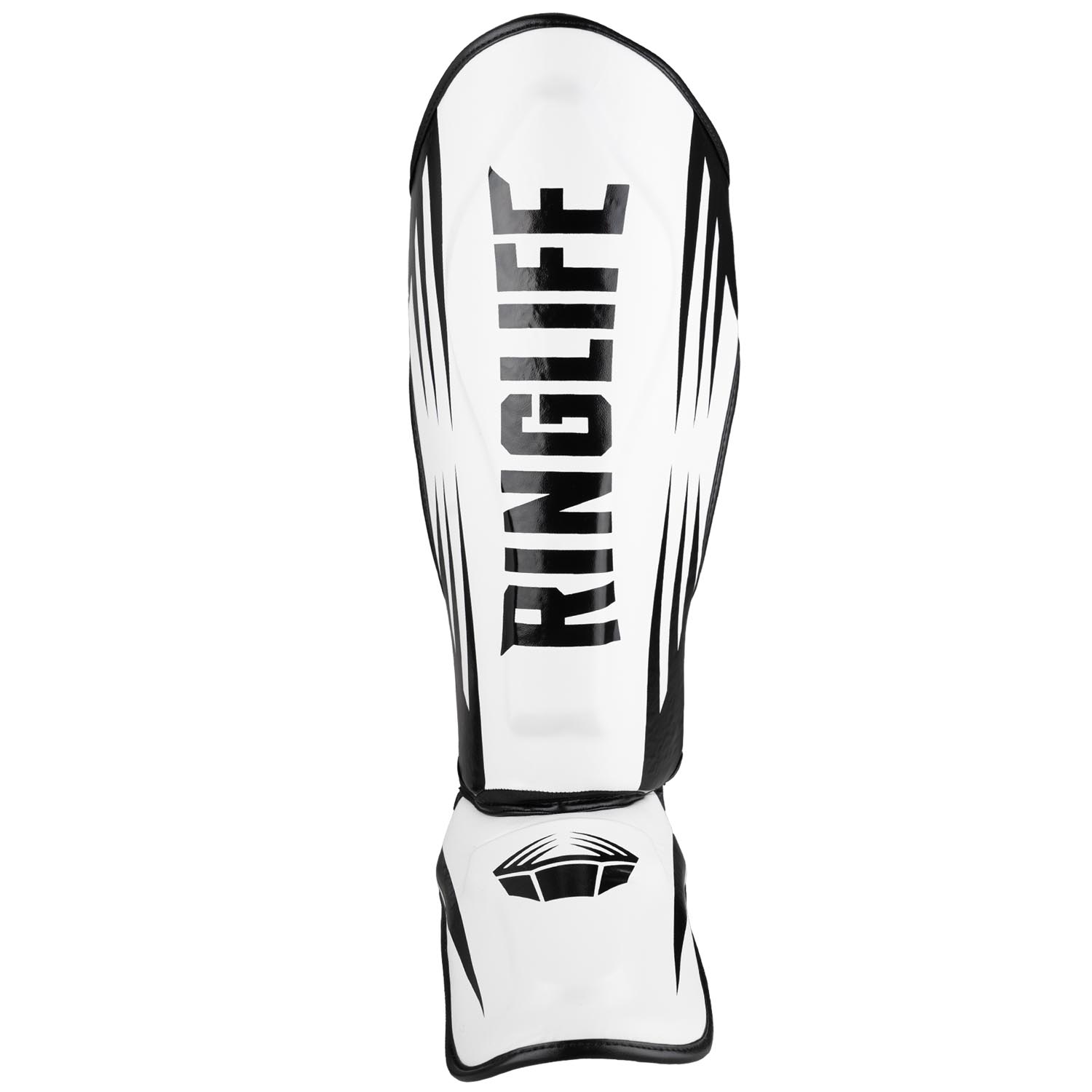 RINGLIFE Shin Guards - No.1 white-black XL