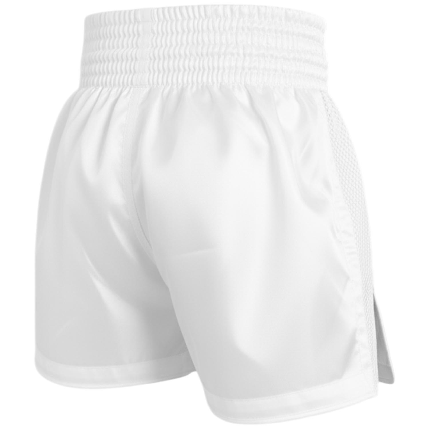 PX Muay Thai Shorts, Legacy Mesh, white, XL