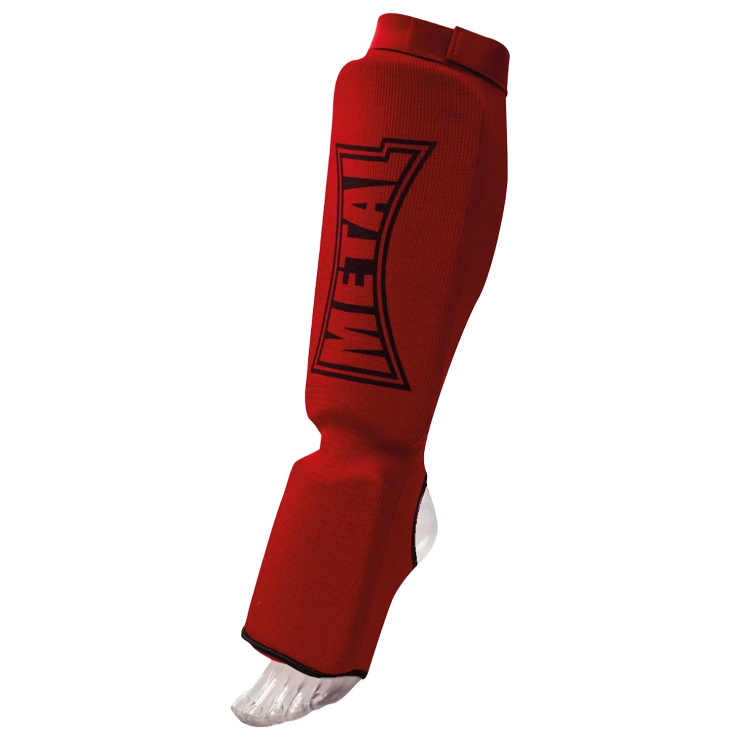 Metal Boxe Shin Guard, Kids, Cotton, white